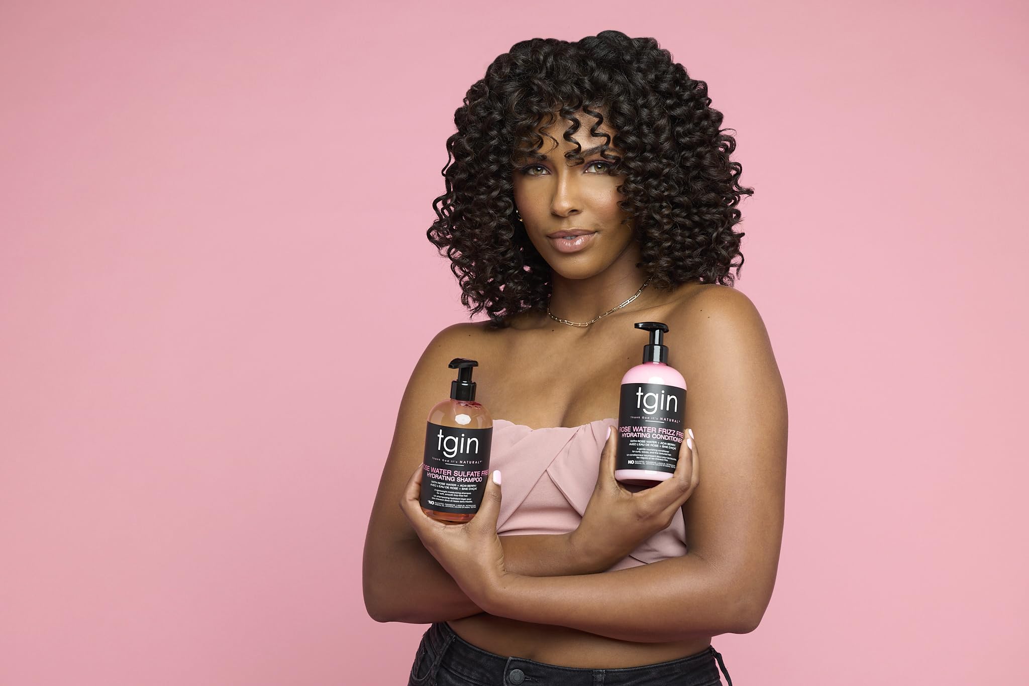 Tgin Rose Water Defining Styling Gel For Natural Hair - Curls - Waves - Low Porosity Hair - Fine Hair 13Oz