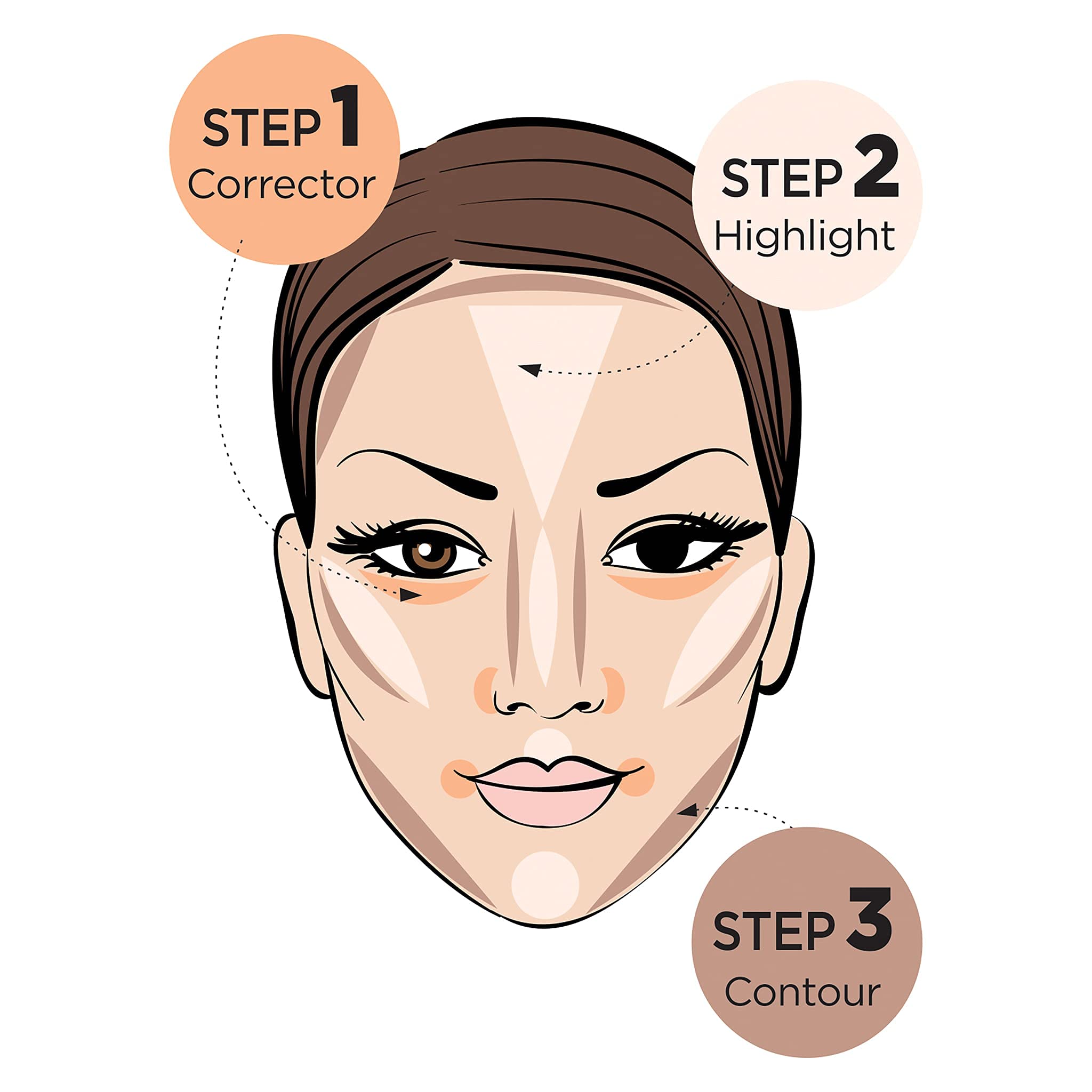 Ruby Kisses 3D Face Creator Cream Foundation & Concealer, 12 Hours Long Lasting, Medium To Full Coverage, Non-Greasy, Ideal For