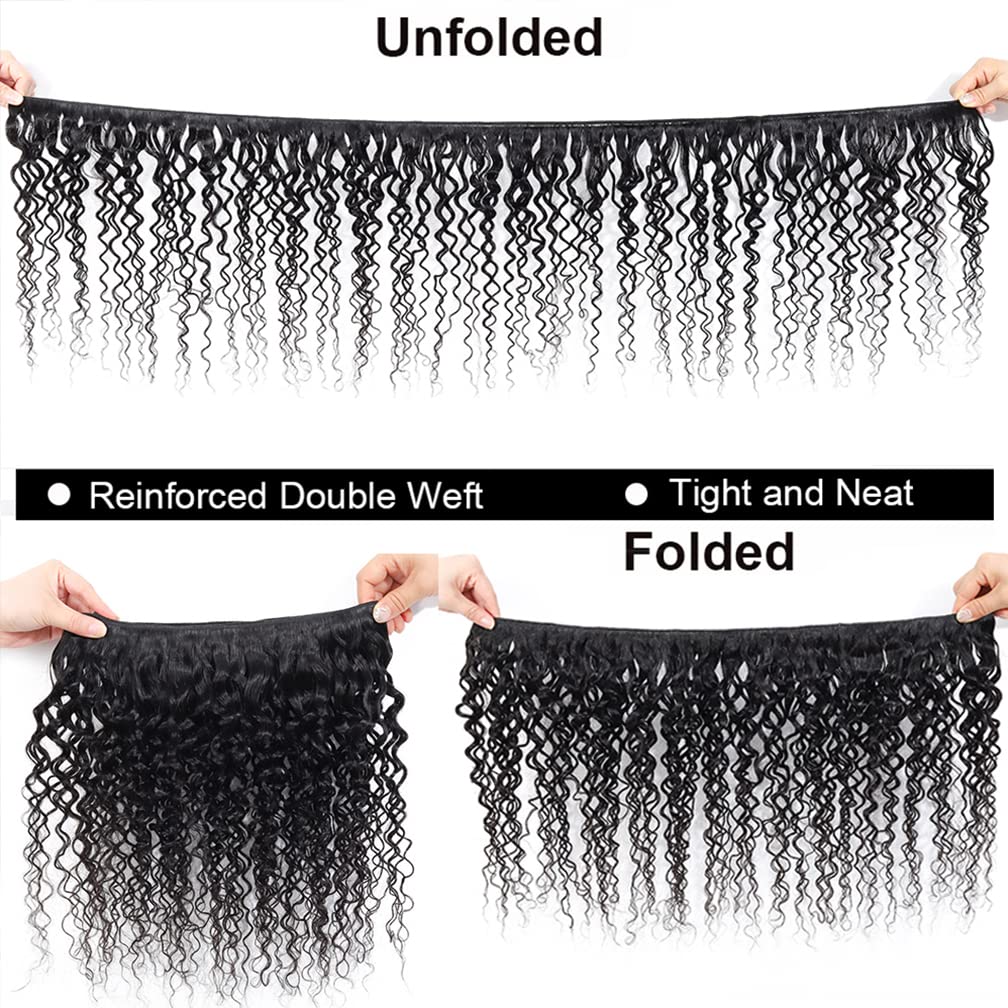 Brazilian Hair Water Wave Bundles Human Hair Bundles Water Wave Wet And Wavy Human Hair 3 Bundles For Black Women Curly Wave Hum