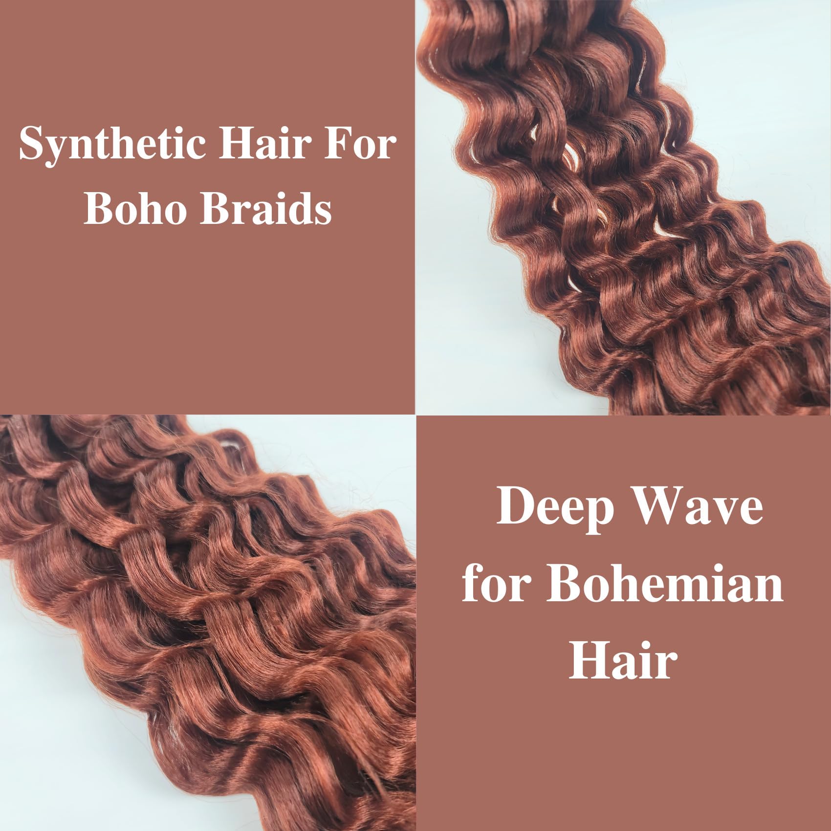 Gozill Ginger Braiding Hair Pre Stretched 350 Boho Braids Kanekalon Prestretched Braiding Hair For Bohemian Hair Ez Braid Micro