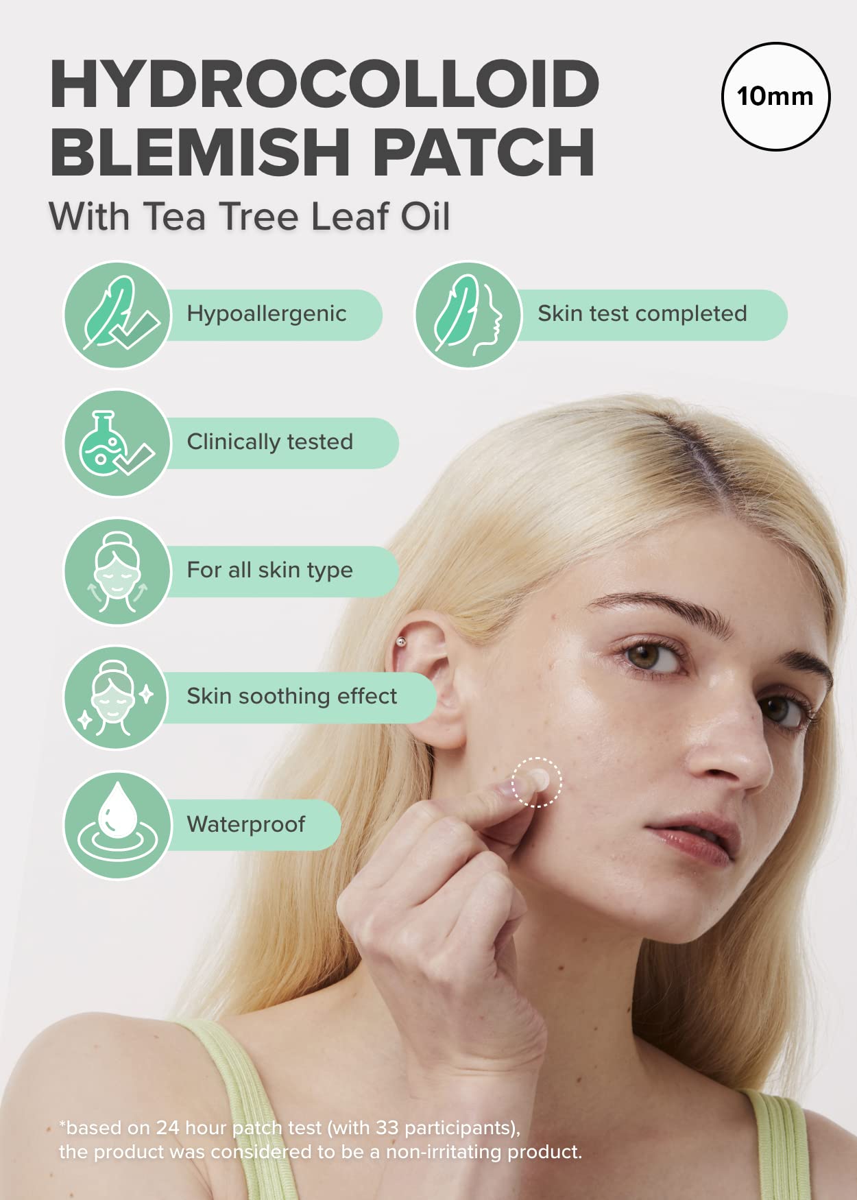 I Dew Care Hydrocolloid Acne Pimple Patch - Timeout Blemish Original | Korean Zit Dark Spot Patches For Face And Skin, 36 Count