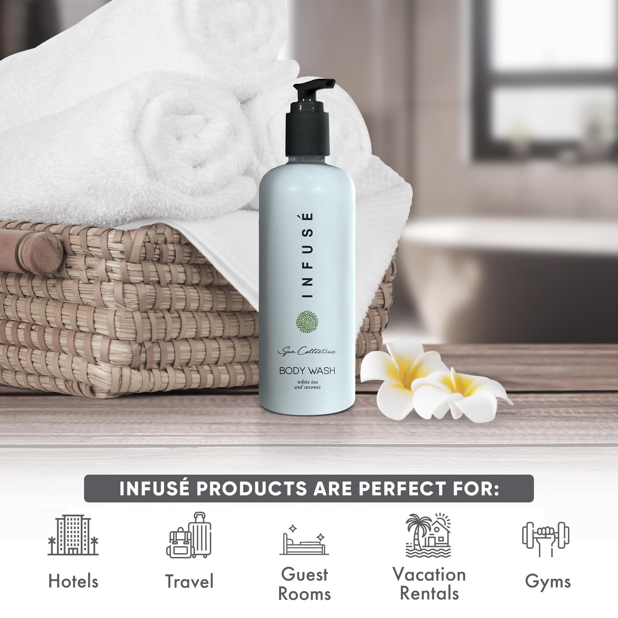 Terra Pure Infuse White Tea and Coconut Body Wash | 400 ml SINGLE