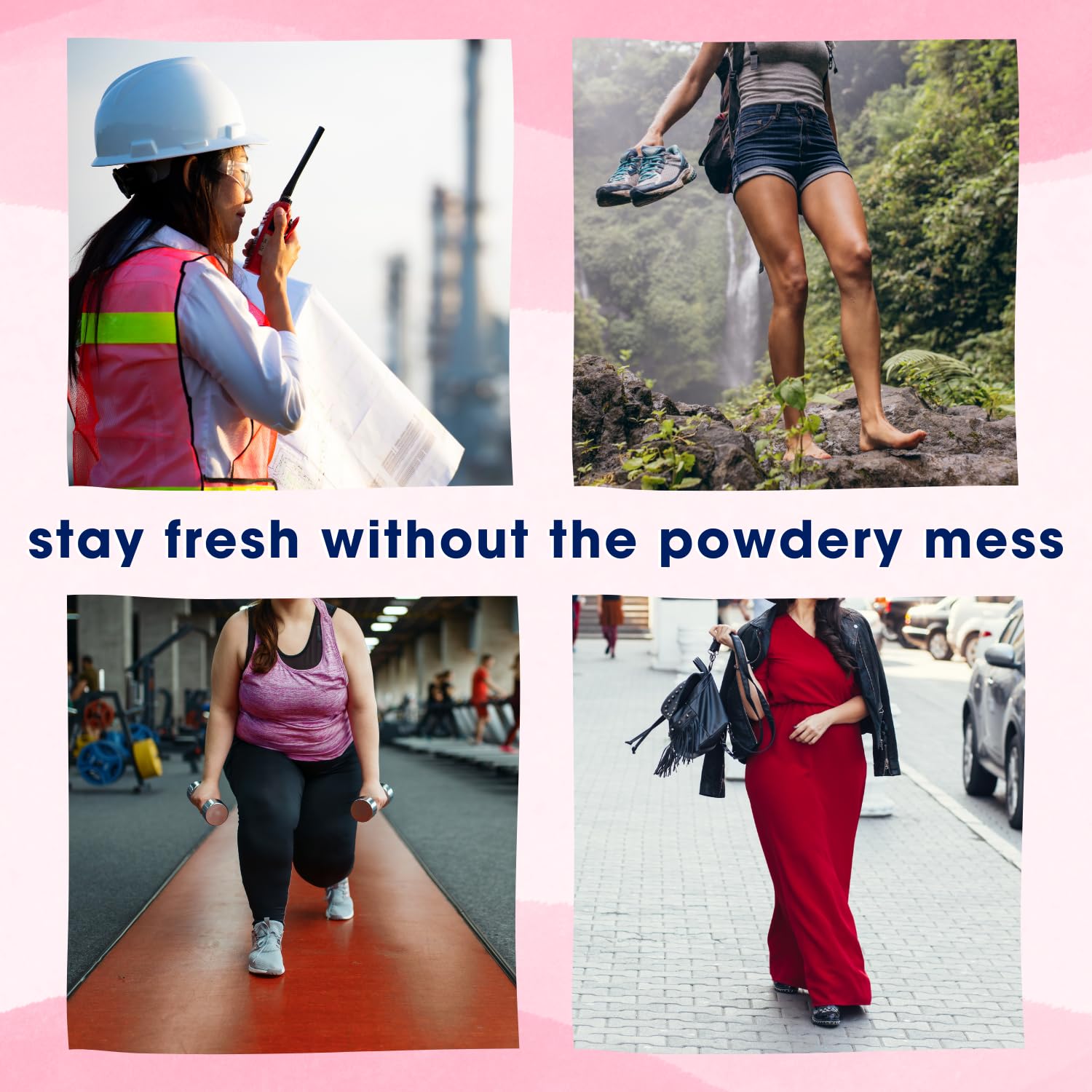 Fresh Breasts & Fresh Balls Bundle: Anti Chafing Deodorant Cream To Powder For Men & Women, Thighs, Legs, Groin, Breasts, Belly,