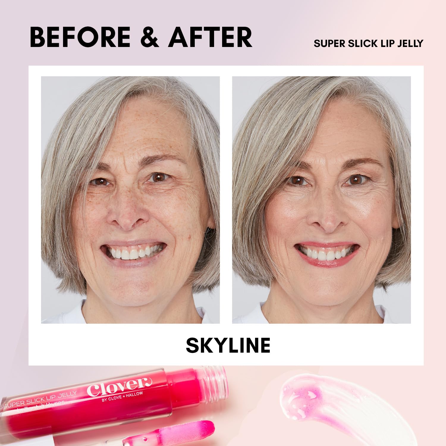 Clover Super Slick Lip Gloss | Non Sticky Lip Jelly, Moisturizing And Hydrating Pigmented Lip Gloss | Cruelty-Free & Vegan Lip M