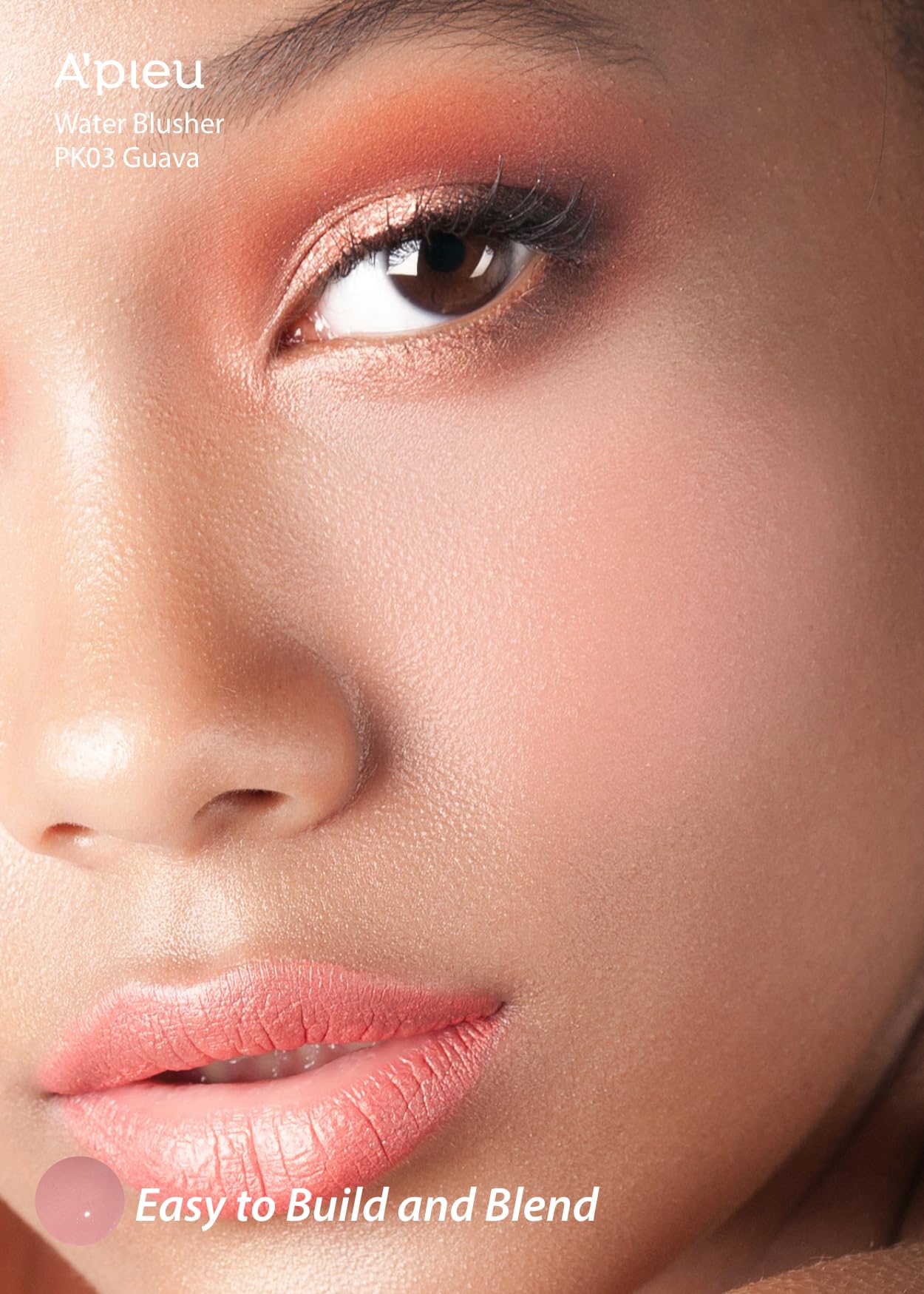 A'PIEU Juicy-Pang Water Blusher [PK03] (0.31 fl oz) - Dewy-Liquid Cheek Color with Fruity Tint and Soft Blendable Texture. Fruit