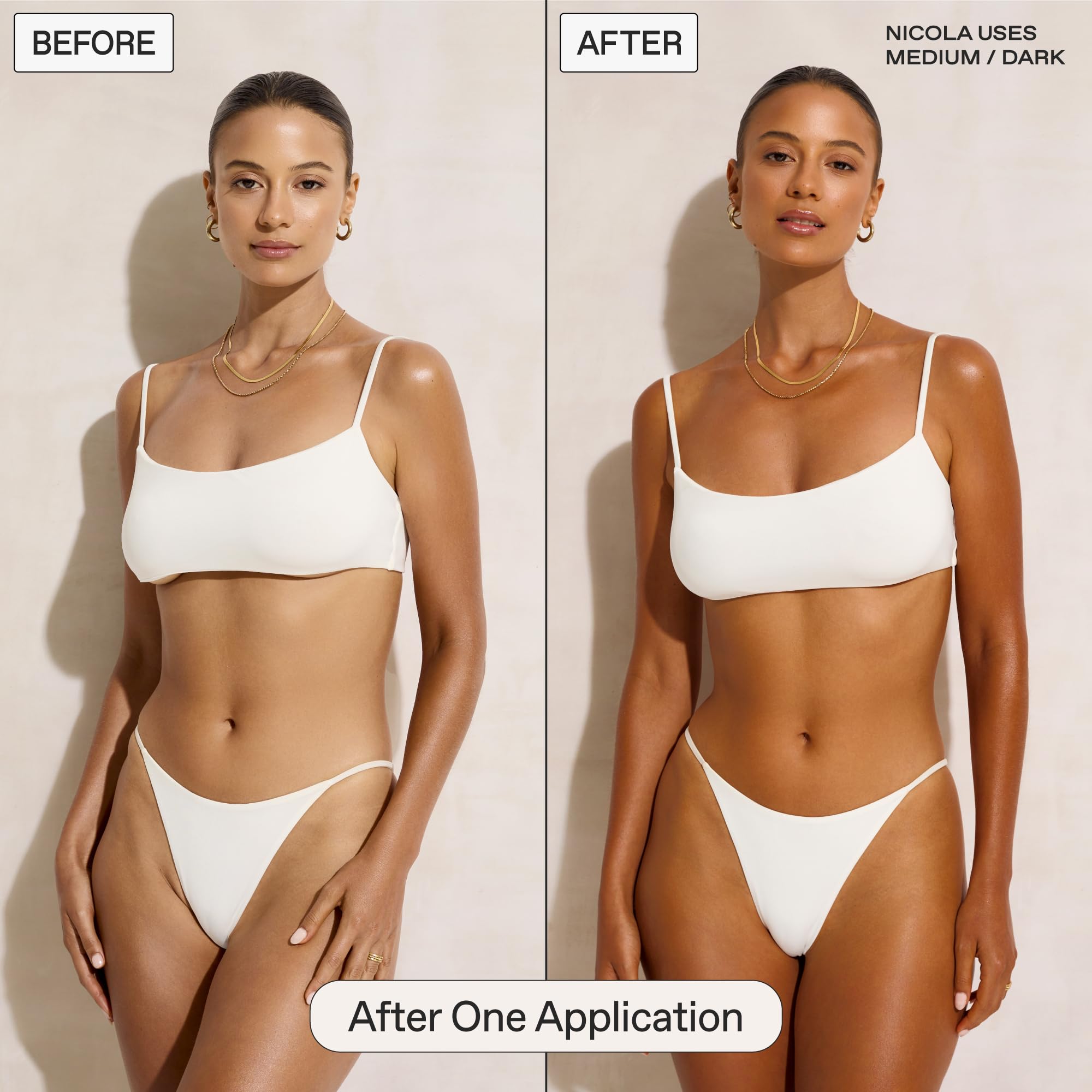 Sun Bronzed Gradual Self Tanning Lotion Australian Made 6.8 Fl.Oz | Moisturizing & Firming Self Tanner With Peptides | Streak-Fr