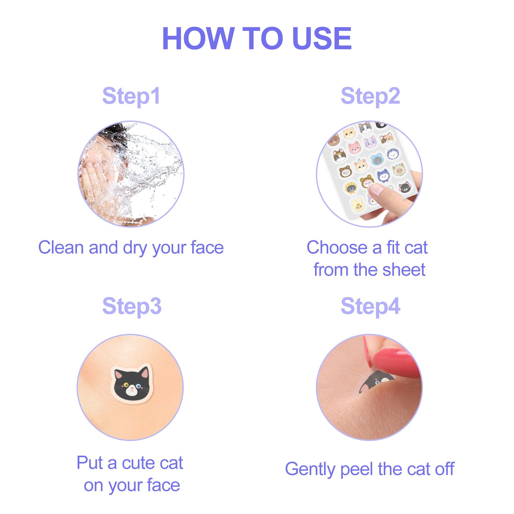 Celecare,Pimple Patches,Acne Patches,Pimple Patches For Face, Cute Stickers,Salicylic Acid & Tea Tree, 120 Hydrocolloid Dots In