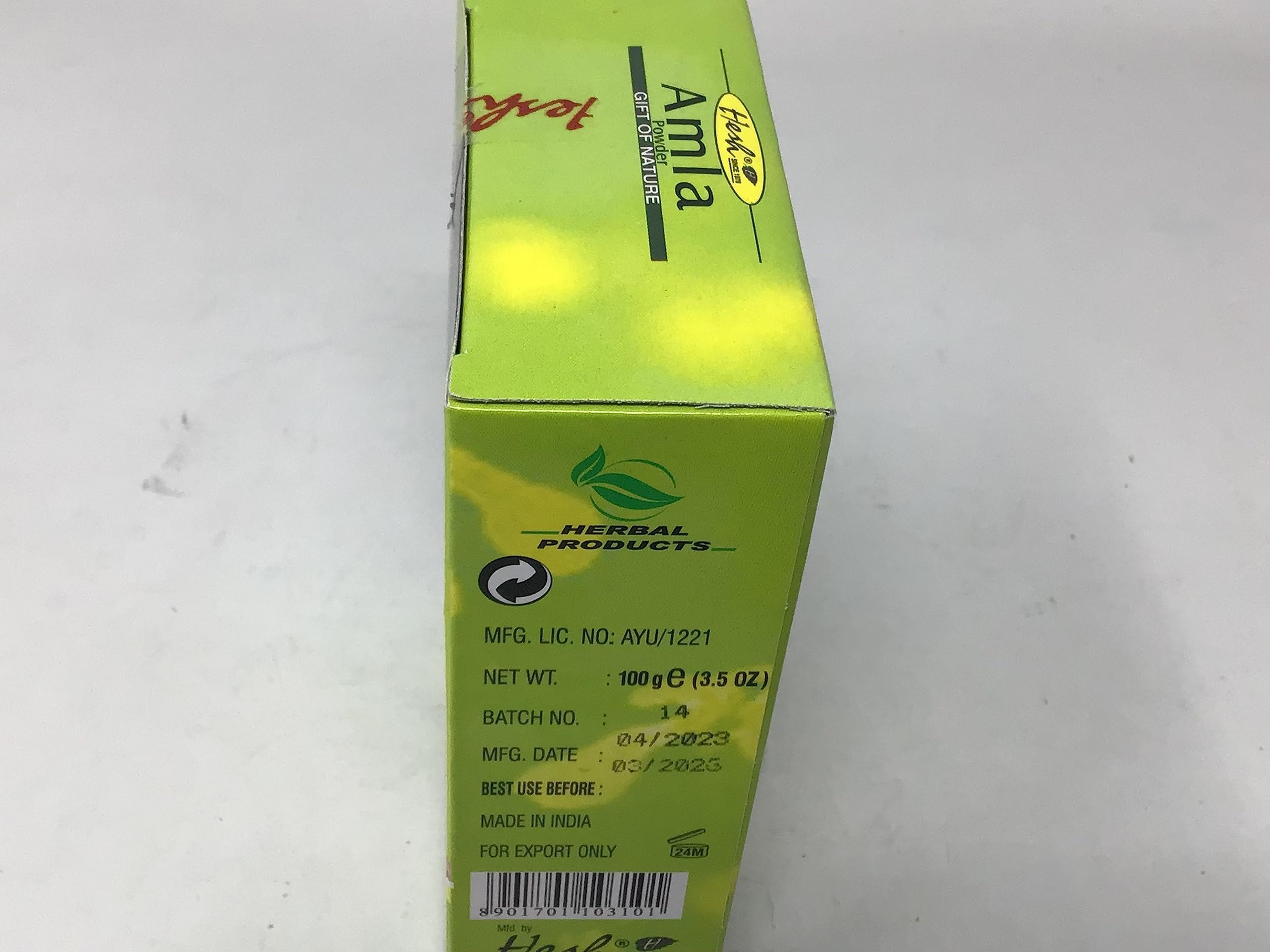 Hesh Pharma Amla Hair Powder 3.5Oz Powder