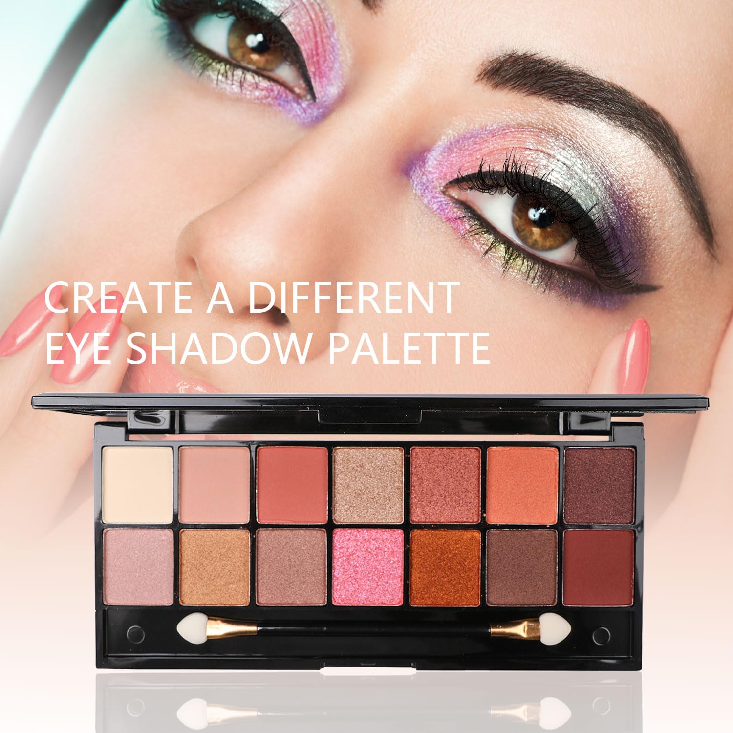 All In One Makeup Kit Full Kit Multipurpose Essential With Eyeshadow Palette,Lip Gloss,Foundation,Mascara,Eyebrow Pencil,Eyeline