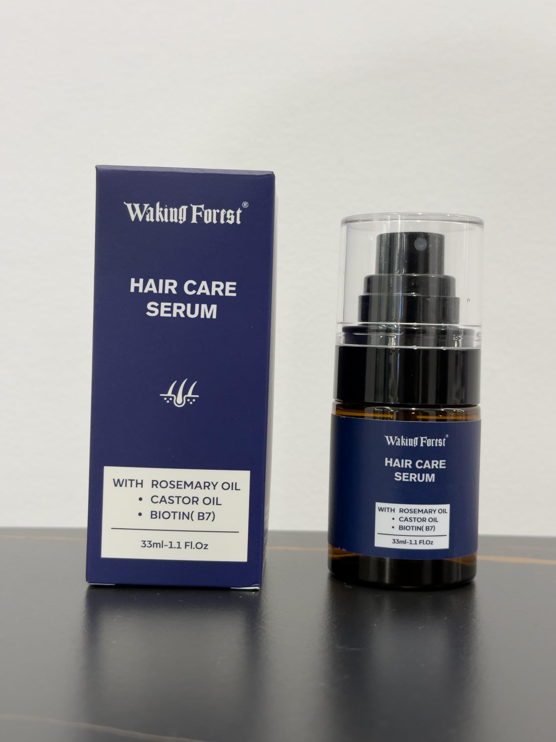 Waking Forest Hair Oil, Rosemary Oil for Hair, Hair Care Oil for All Hair Types (1 Oz, 1 Packs)