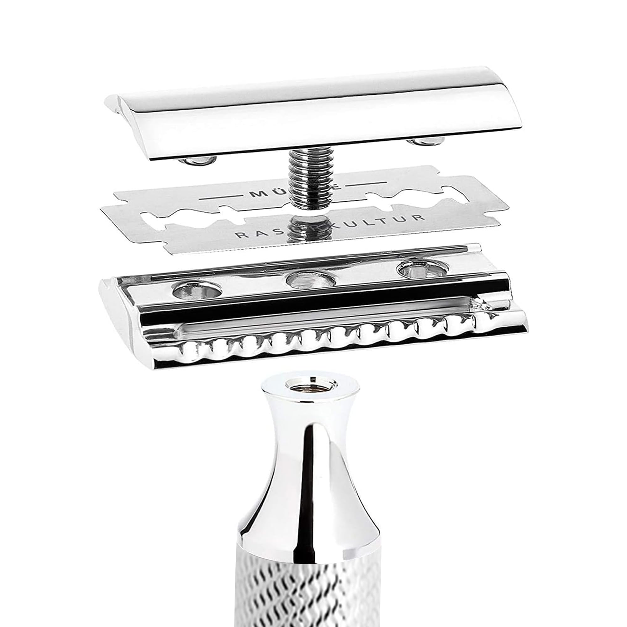 Mhle Traditional R89 Double Edge Safety Razor (Closed Comb) | Perfect For Everyday Use | Barbershop Quality Close Smooth Shave |
