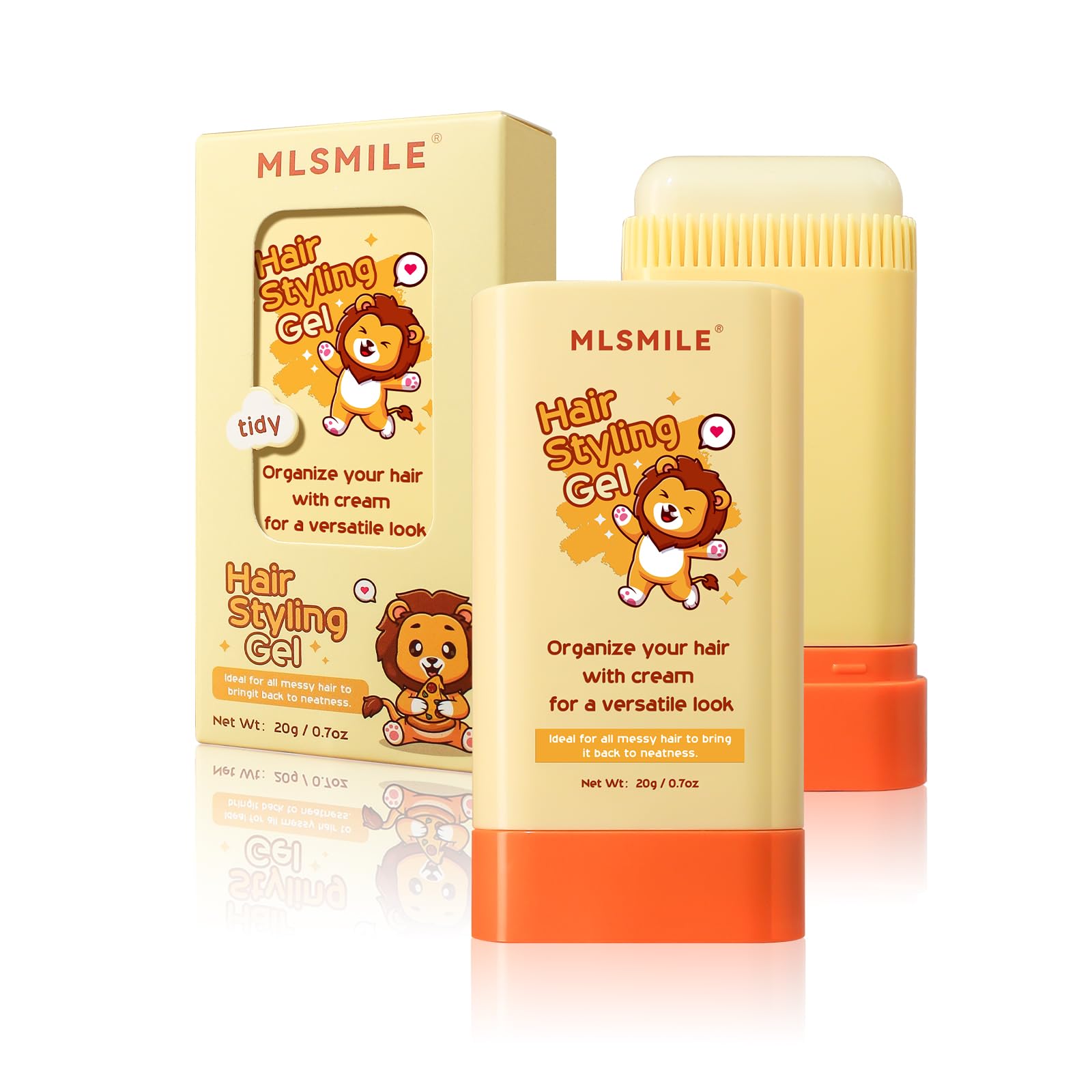 MLSMILE Hair Wax Stick for Kids, Flyaway Hair & Frizz Control,Kids hair gel