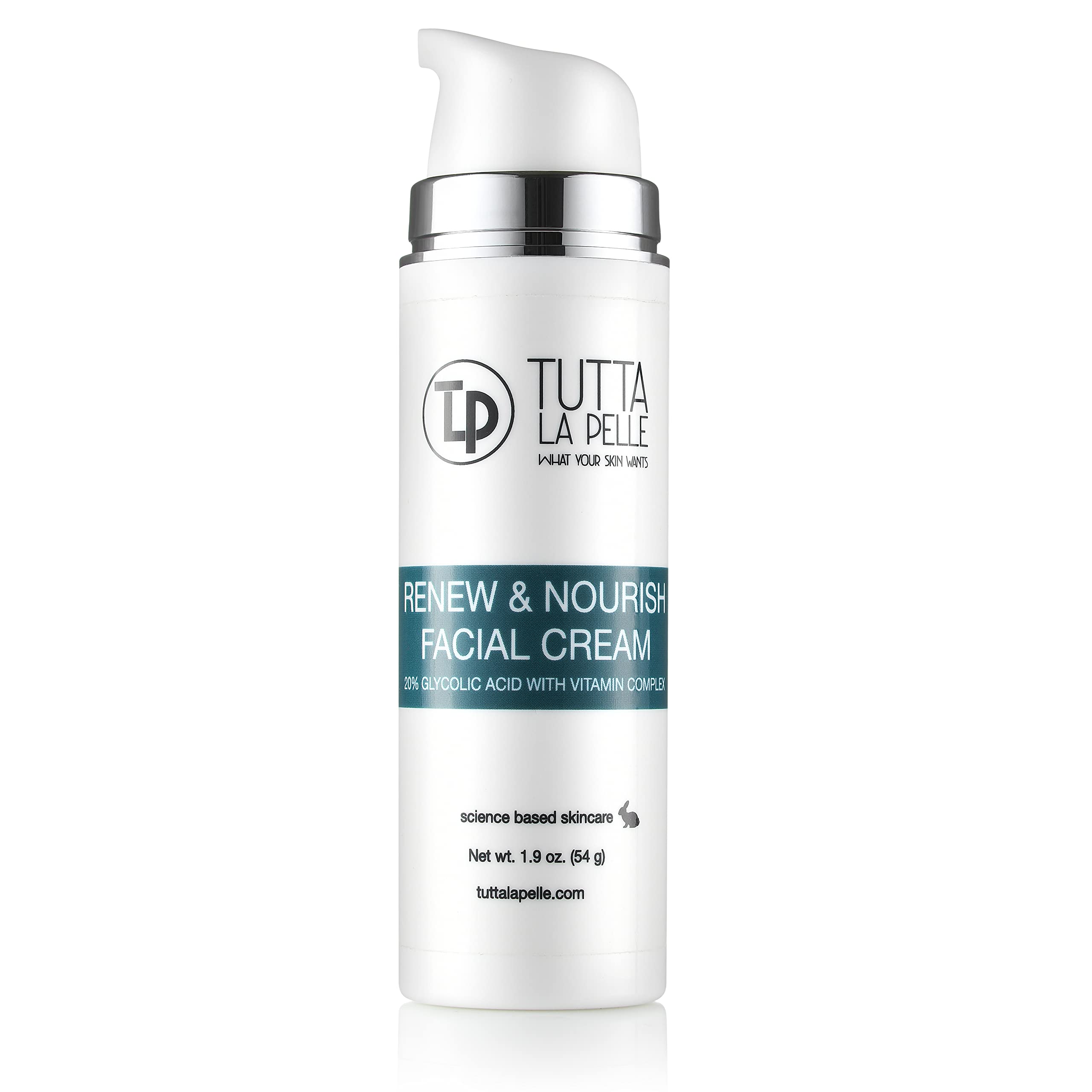 Glycolic Acid Cream 20% Aha Facial Cream, Vitamin Complex - Acne Cream, Q10 Anti Aging Wrinkle Cream, Kp - Keratosis Pilaris / F