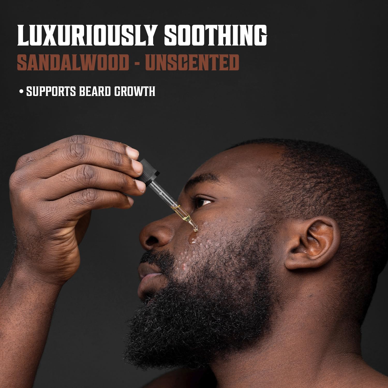 Viking Revolution Sandalwood And Unscented Beard Oil For Men - Natural Mens Beard Oil With Argan Oil And Jojoba Oil - Beard Soft