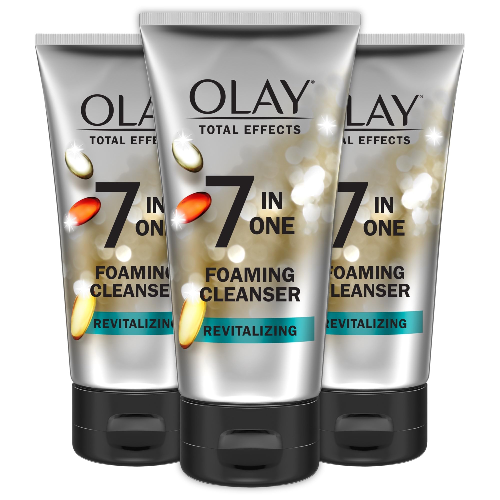 Olay Total Effects Revitalizing Foaming Facial Cleanser, 5.0 Fl Oz ( Pack Of 3)