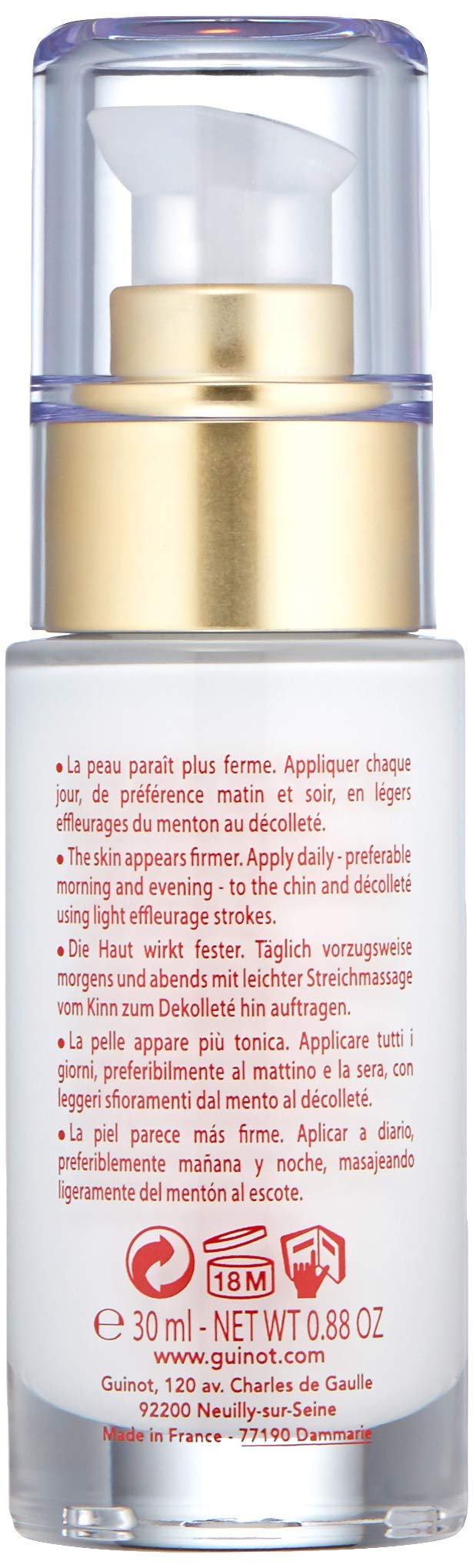 Guinot Longue Vie Neck Lifting And Firming Cream, 0.88 Ounce (Pack Of 1)