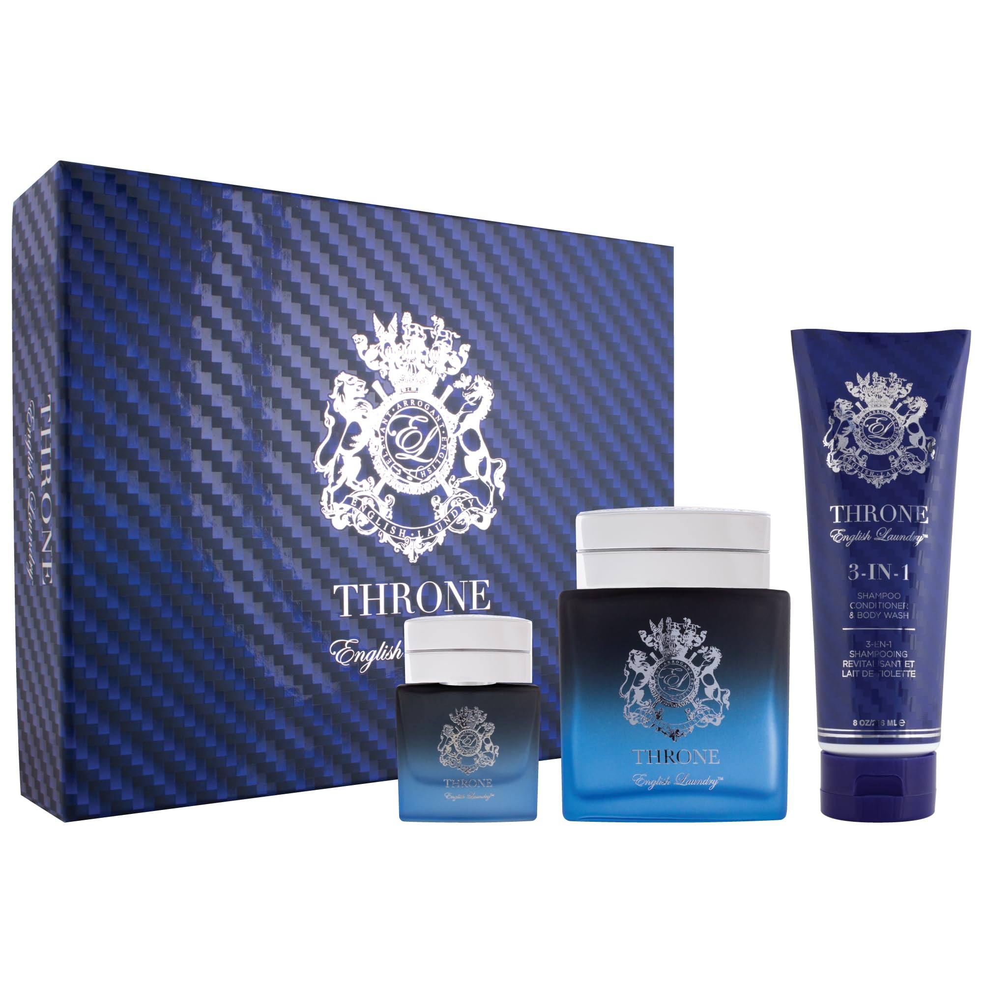 English Laundry Throne 3 Piece Gift Set, 34 Oz