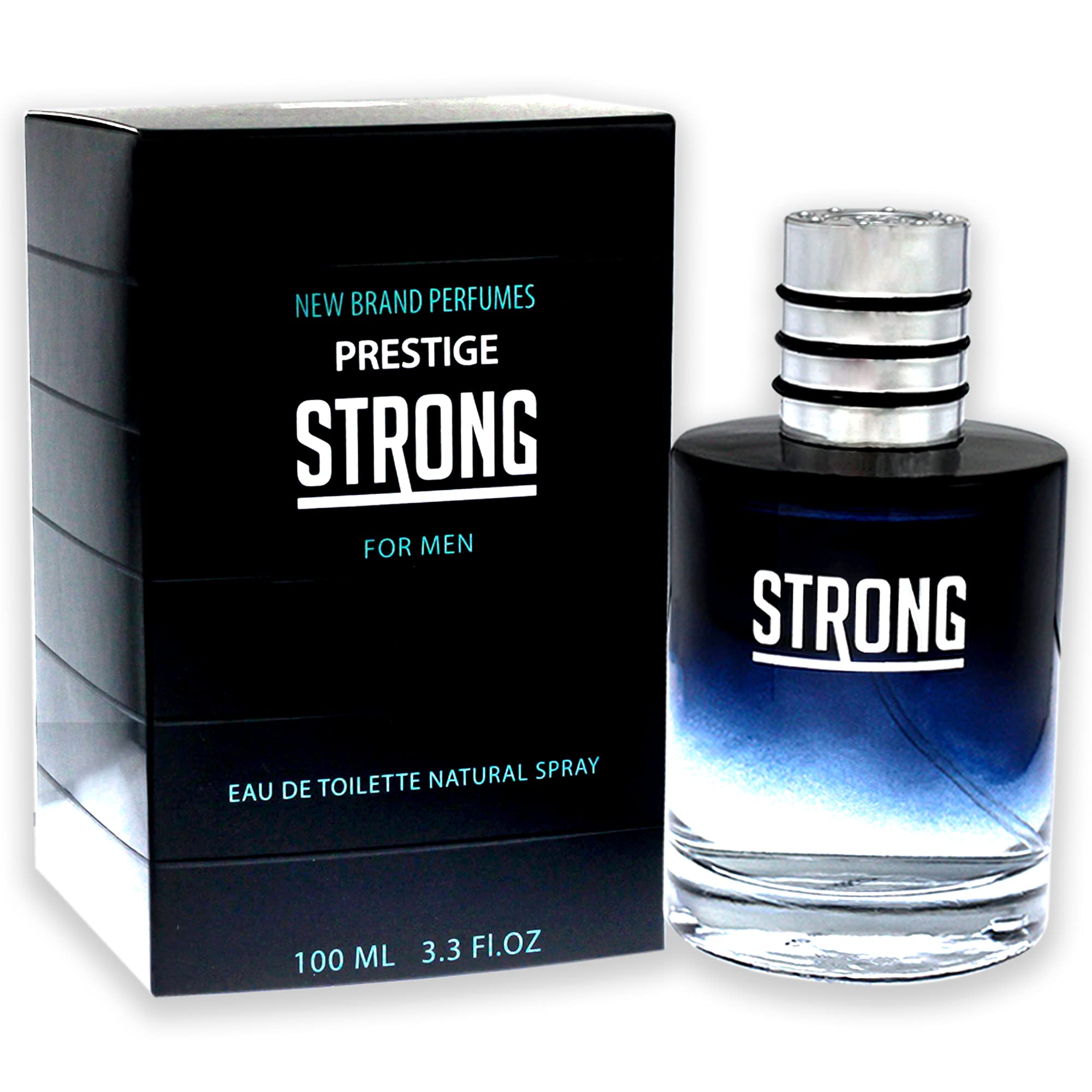 New Brand Perfumes Strong Edt Spray Men 33 Oz (Sem Numero)