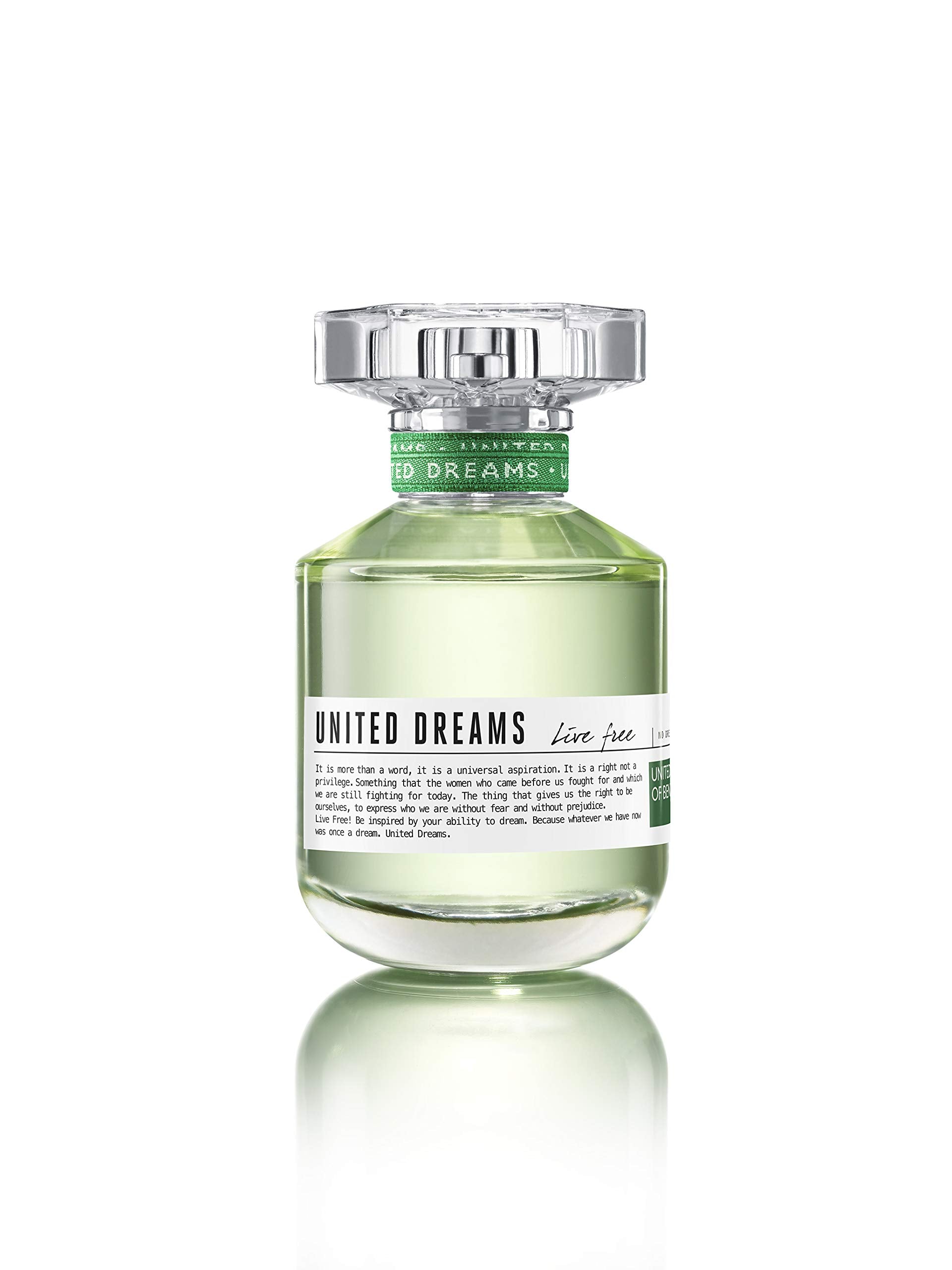 Benetton United Dreams Live Free Eau De Toilette Spray For Women, 27 Ounce