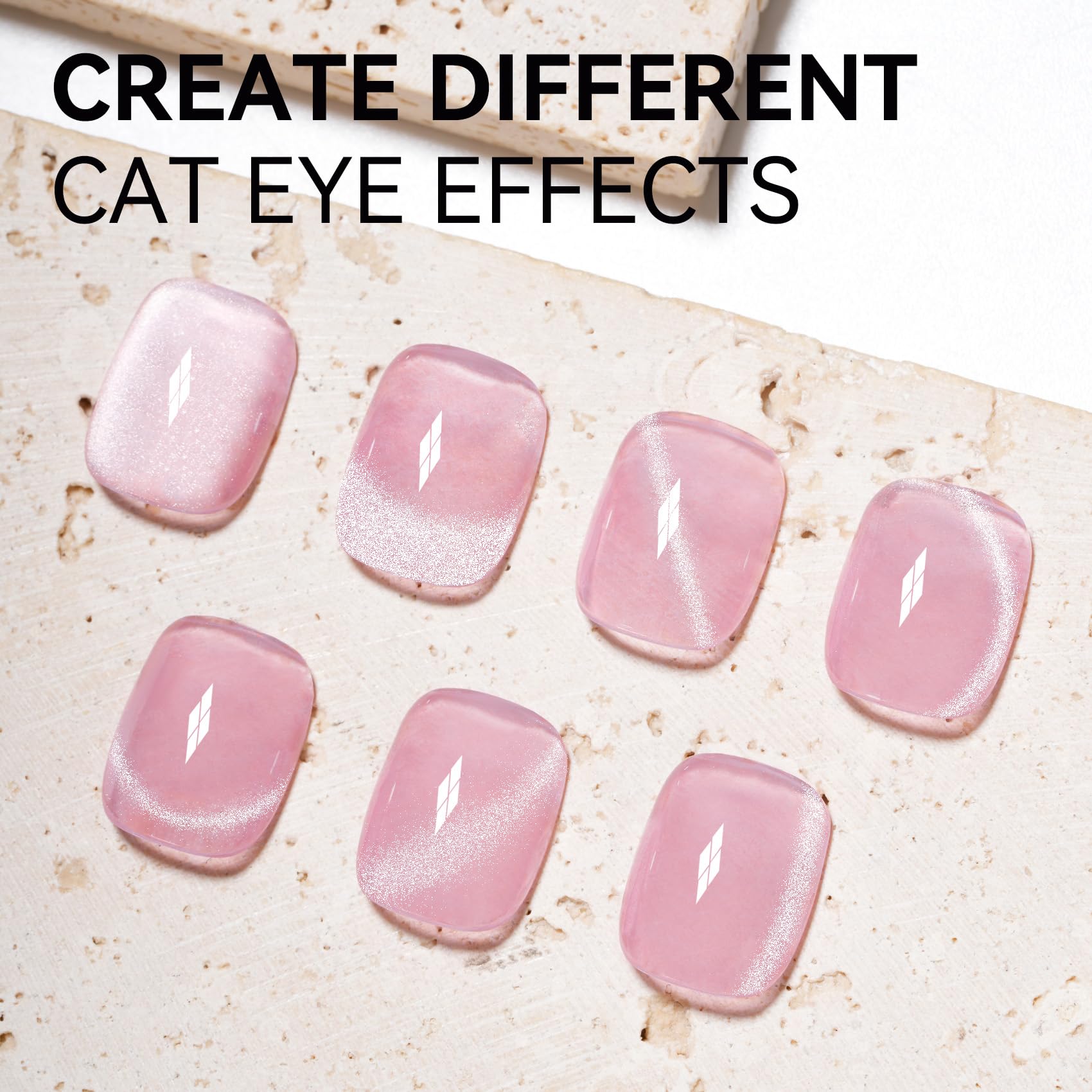 Maychao 15Ml Cat Eye Gel Nail Polish 1Pc Galssy Pink Gel Polish With Magnet Soak Off Holographic Magnetic Nail Polish For Nail A