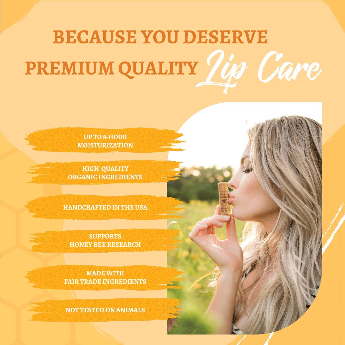 Bee Bella Lip Balm Pumpkin Spice (3 Pack)- With Beeswax, Coconut Oil, Jojoba Oil, Vitamin E Oil, Argan Oil And More For Soft And