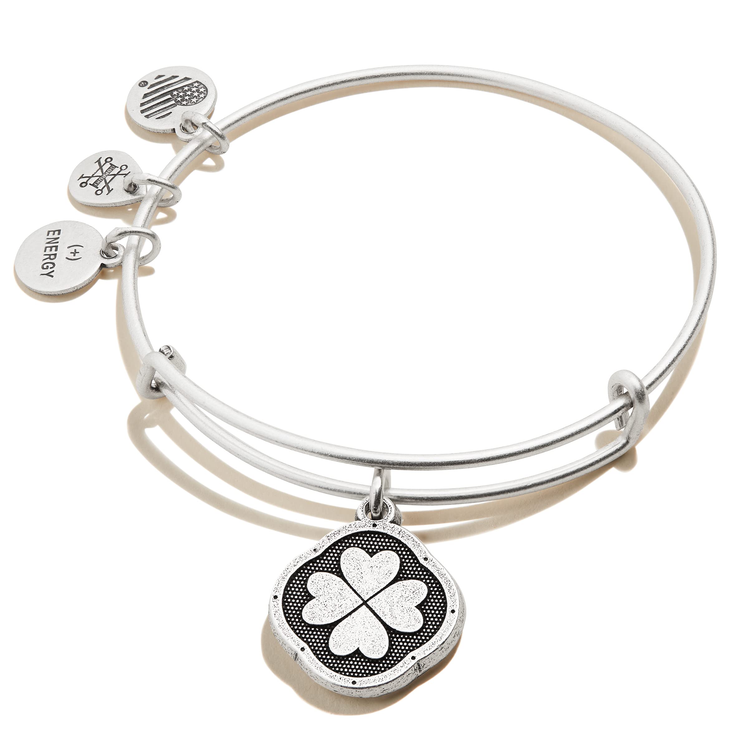 Alex and Ani Four Leaf Clover Charm Bangle, Sweet Serendipity