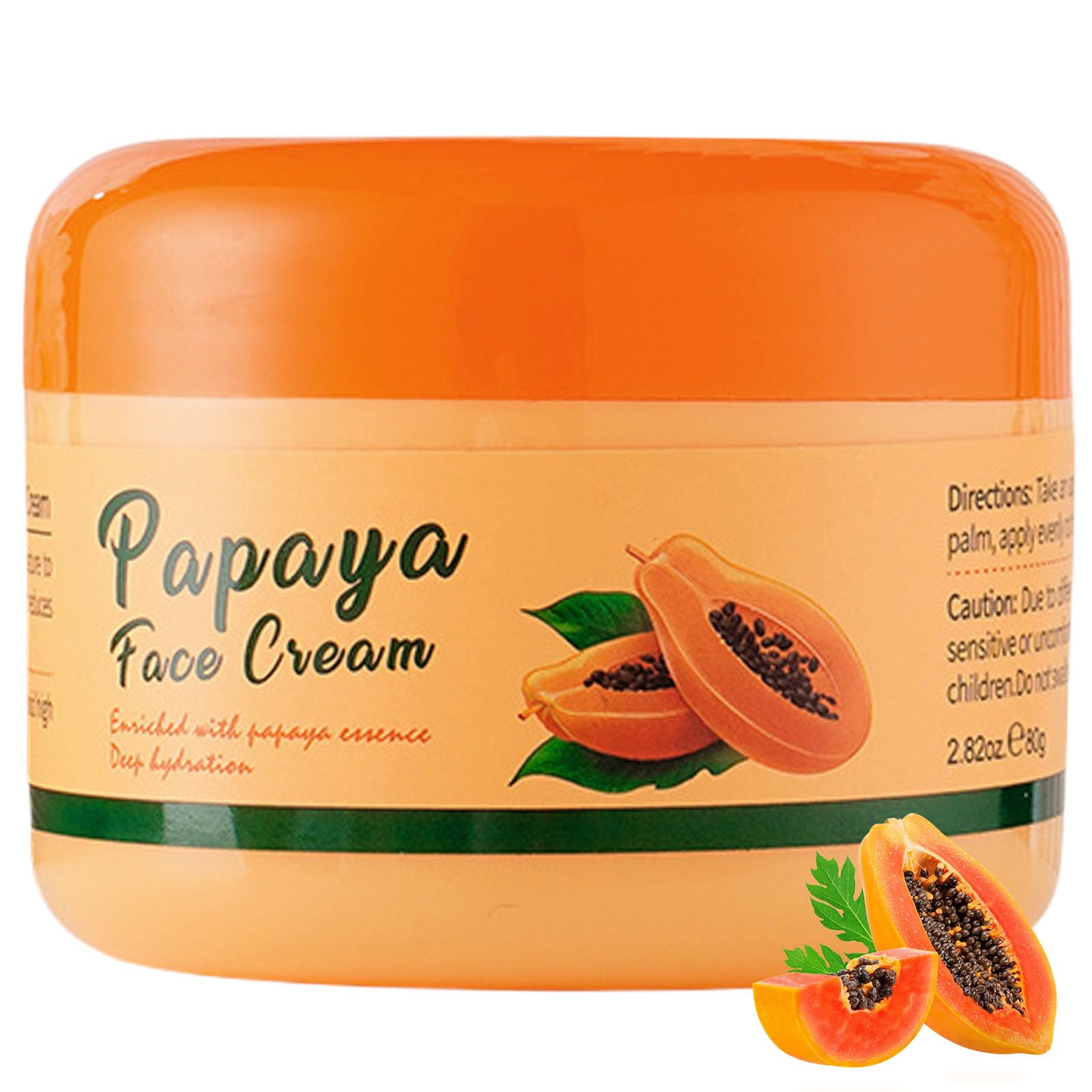 INSEEK Papaya Cream for Face, Hydrating Papaya Face Cream with Natural Extract, LongLasting Moisture for Soft, SmoothLooking S