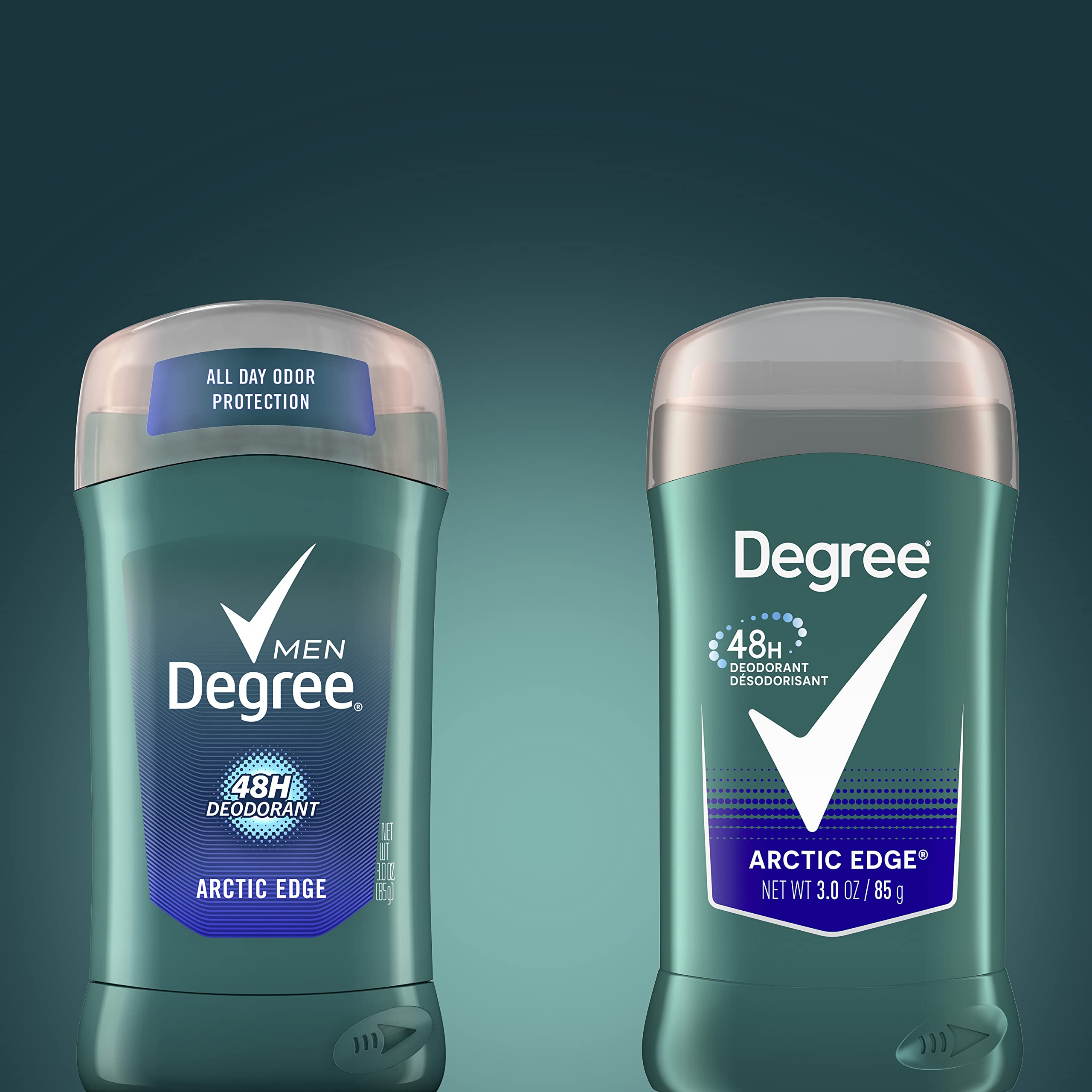 Degree Men Original Deodorant 48-Hour Odor Protection Arctic Edge Deodorant For Men 3 oz, Twin Pack
