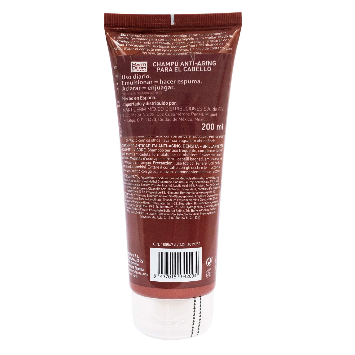 Martiderm Anti Hair-loss Anti-aging Shampoo 200ml