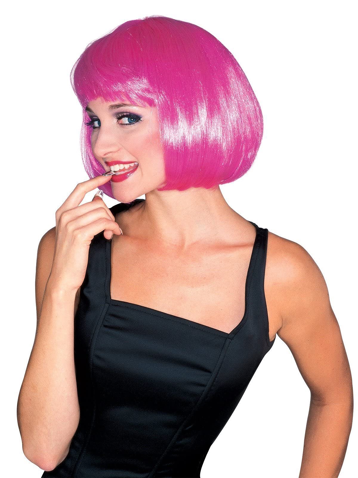 Rubie's Costume Hot Pink Super Model Wig, Hot Pink, One Size