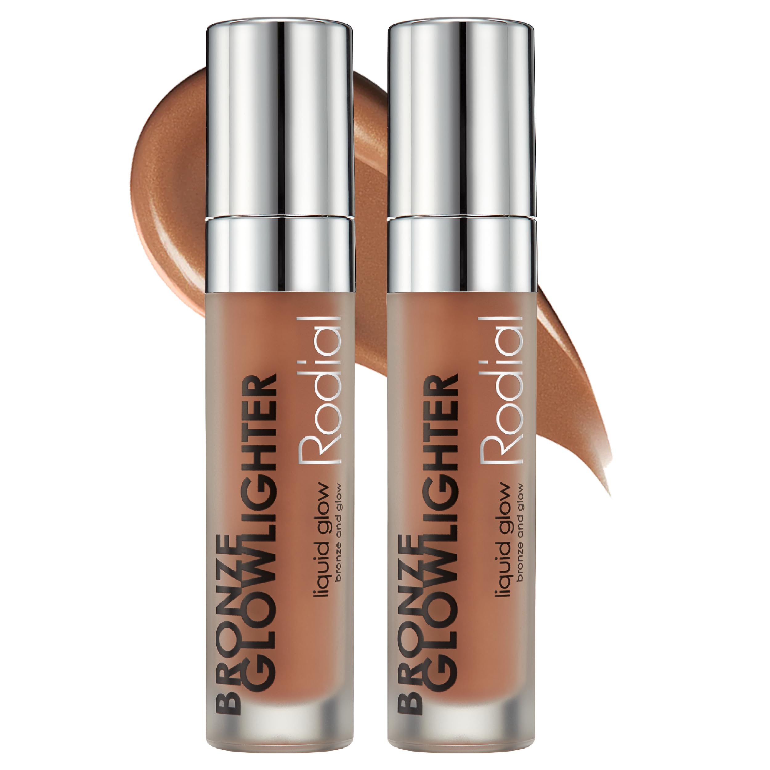 Rodial Bronze Glowlighter Deluxe Duo 0.07 fl oz.  Travel Size, Lightweight Cream Bronzer & Highlighter Hybrid, Hydrating Glow B