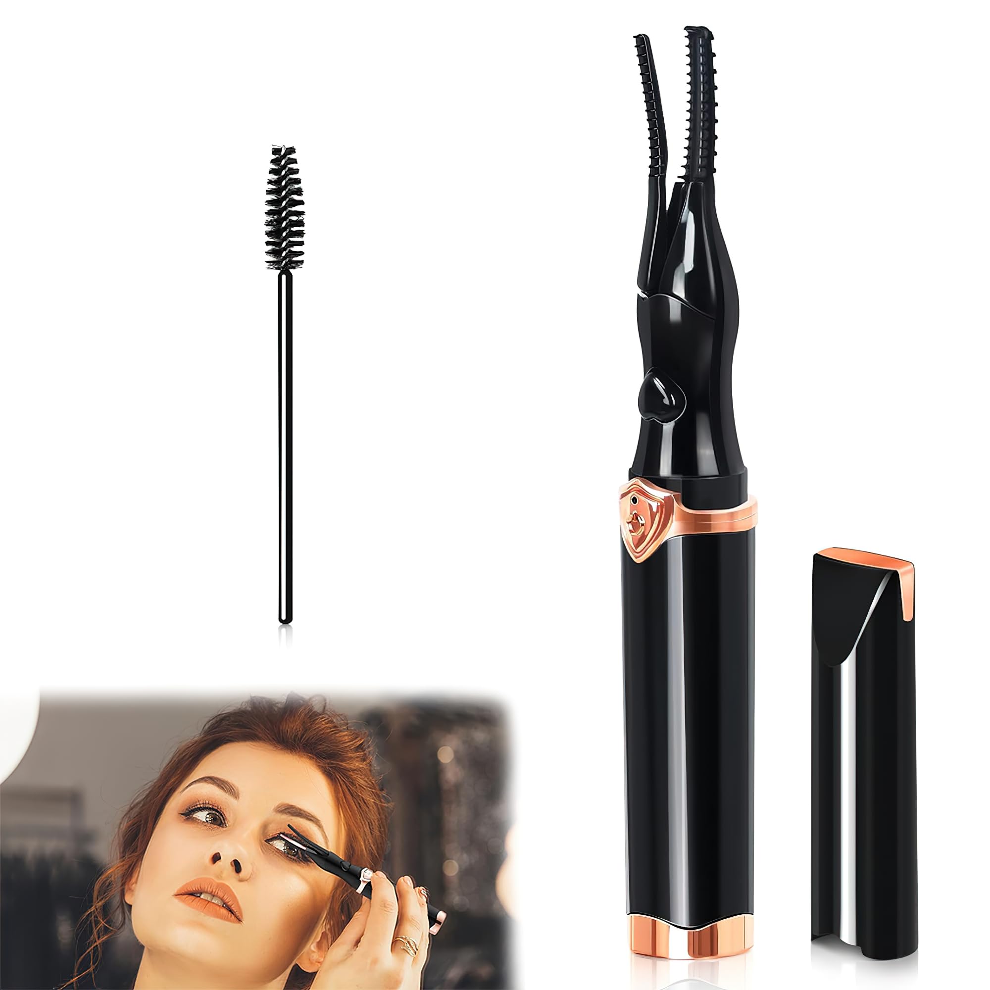 Avedia Electric Heated Eyelash Curler  3 Temperature Modes, Usb Rechargeable Heated Eyelash Curler For Women, Beauty Makeup Too