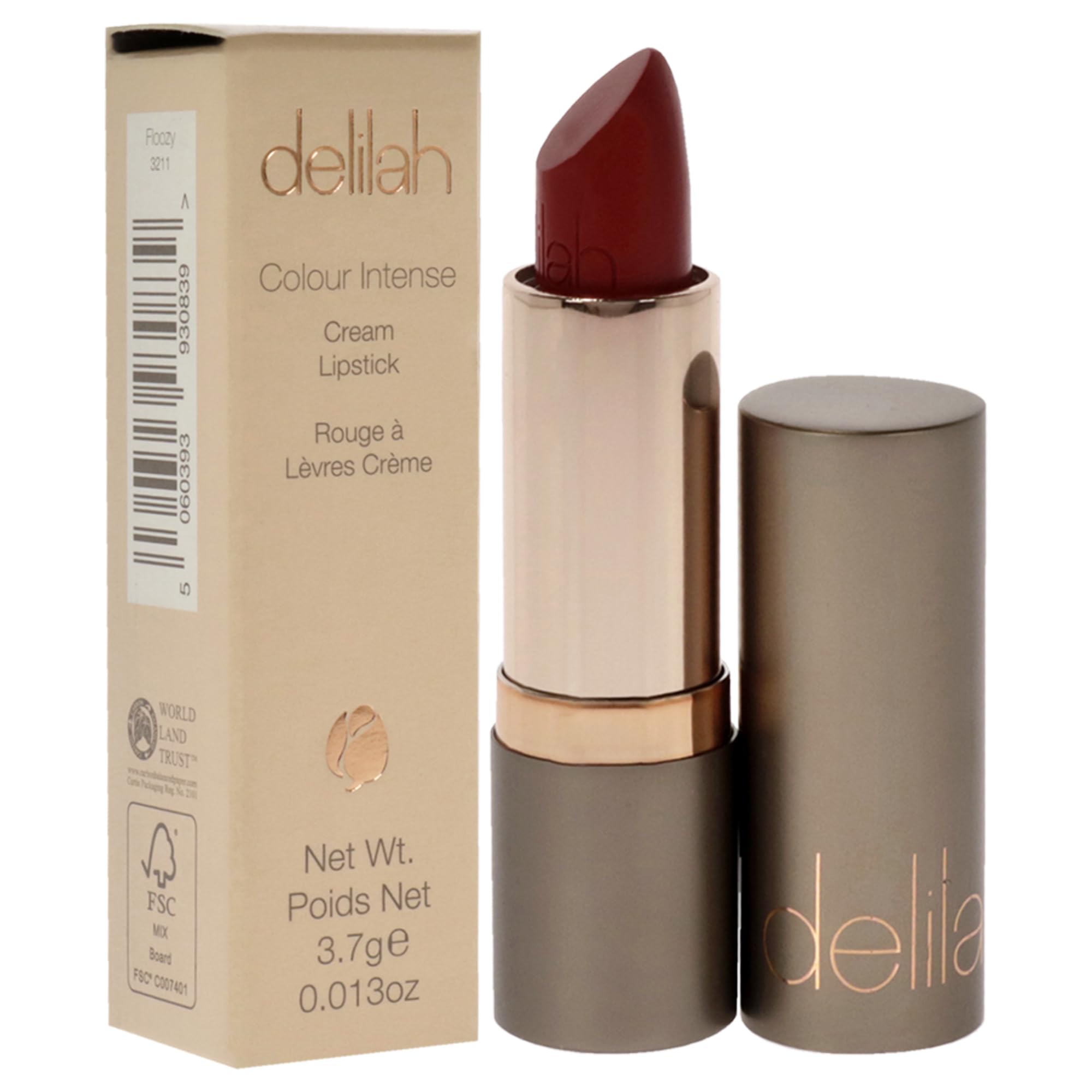 Delilah - Colour Intense Cream Lipstick - Floozy - Rich Pigmented - Long Lasting, Hydrating, Velvety Creamy Lipstick For Women -