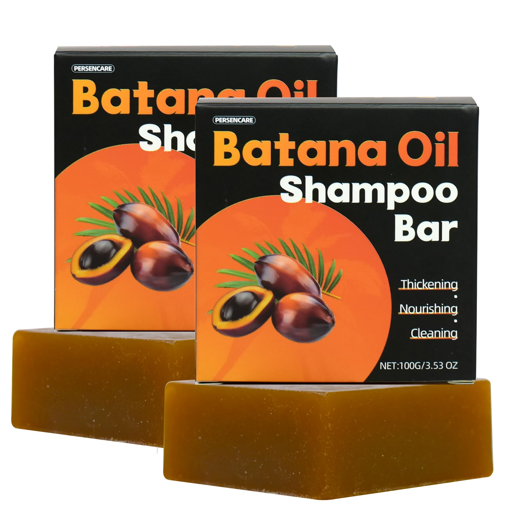 VAEYAE Batana Oil Shampoo Bar Set, Botana Oil Improve Scalp Health and Hair Thickness Growth & Darkening for Gray Hair Reverse, 