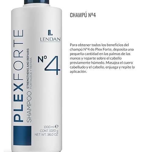 Lendan Plex Forte Shampoo No. 4 Strengthens And Repairs 33.8oz/36 OZ