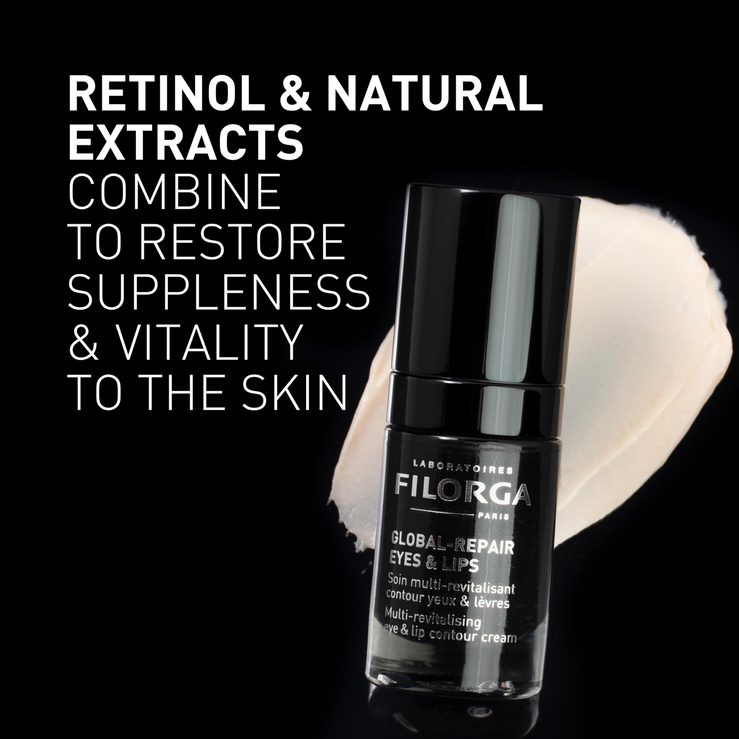 Filorga Global-Repair Eyes And Lips Cream, Hydrate And Smooth Eye Wrinkles And Revitalize Lip Contours With Retinol And Ncef, Fo