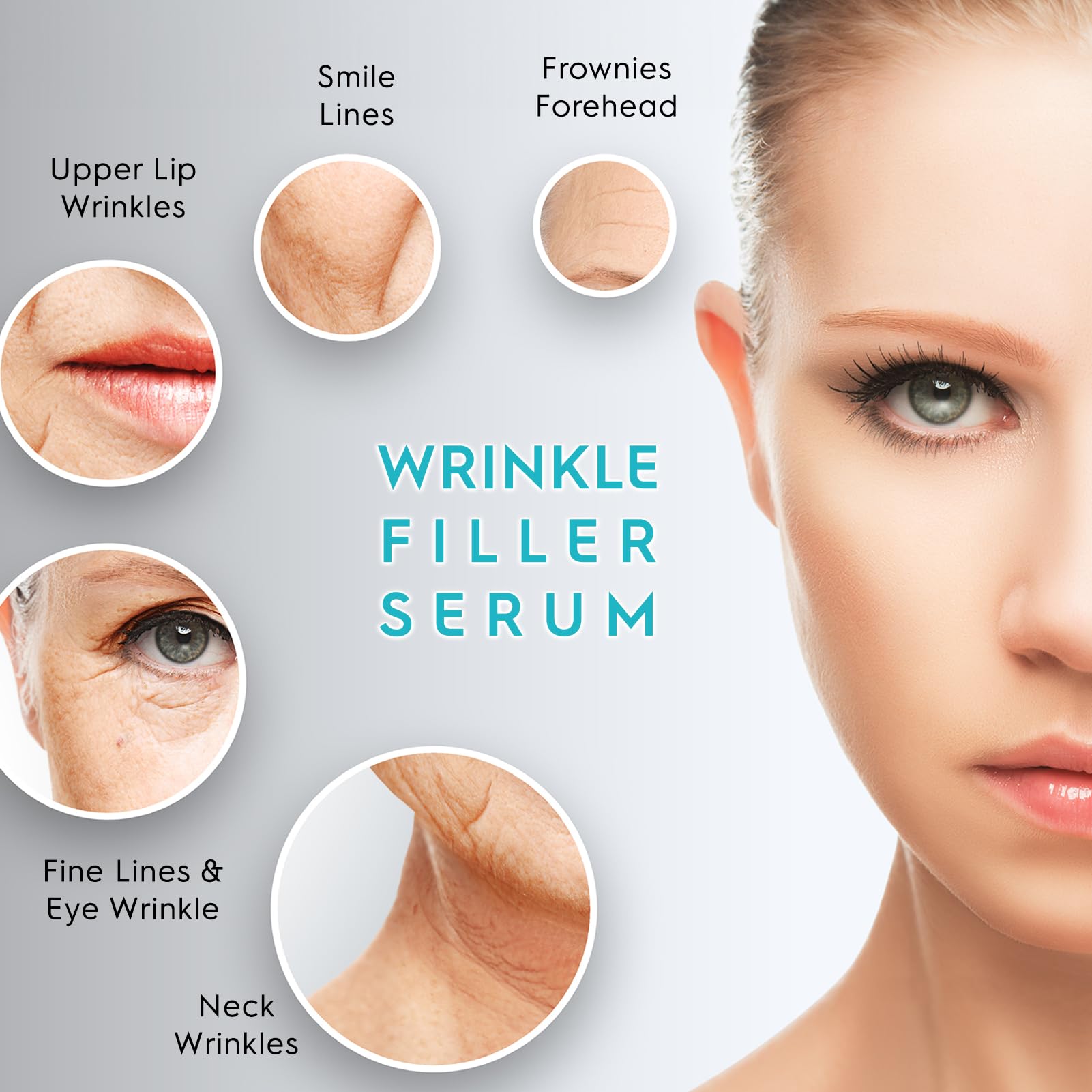 Wrinkle Cream For Face, Anti Aging Serum, Skin Tightening Cream For Face, Instant Face Lift Cream, Instant Wrinkle Remover For F