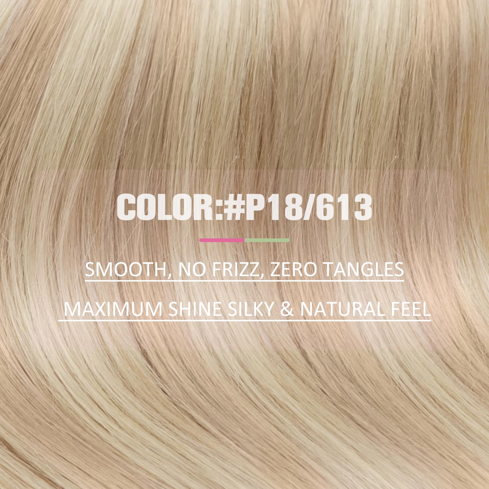 YoungSee Human Hair Tape in Extensions Blonde Highlight Tape Hair Extensions Light Blonde Highlights Strawberry Blonde Human Tap