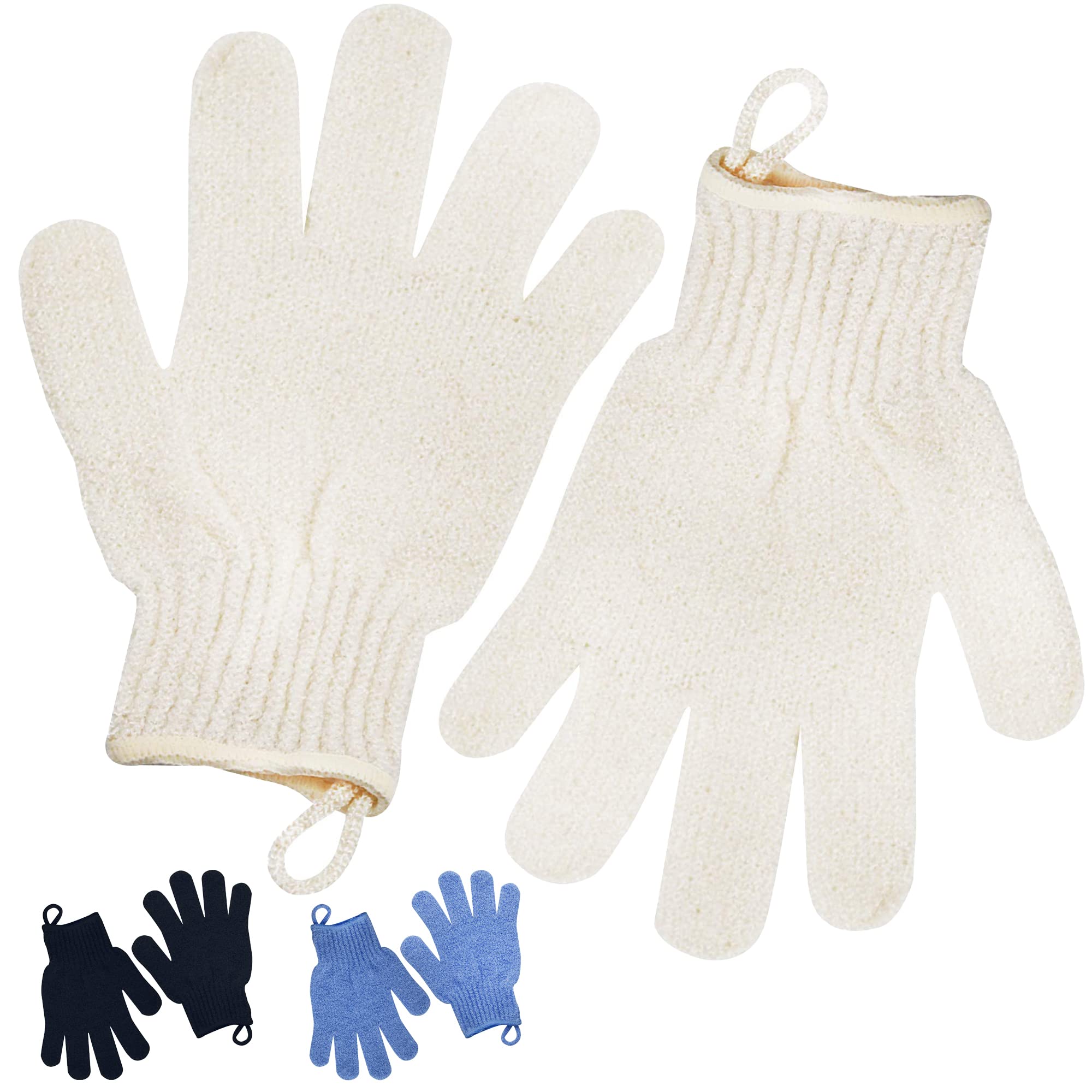 Exfoliating Glove - Body Scrub For Smooth And Soft Skin - Body Exfoliator For Ingrown Hair Dead Skin Remover And Itchy And Flaky