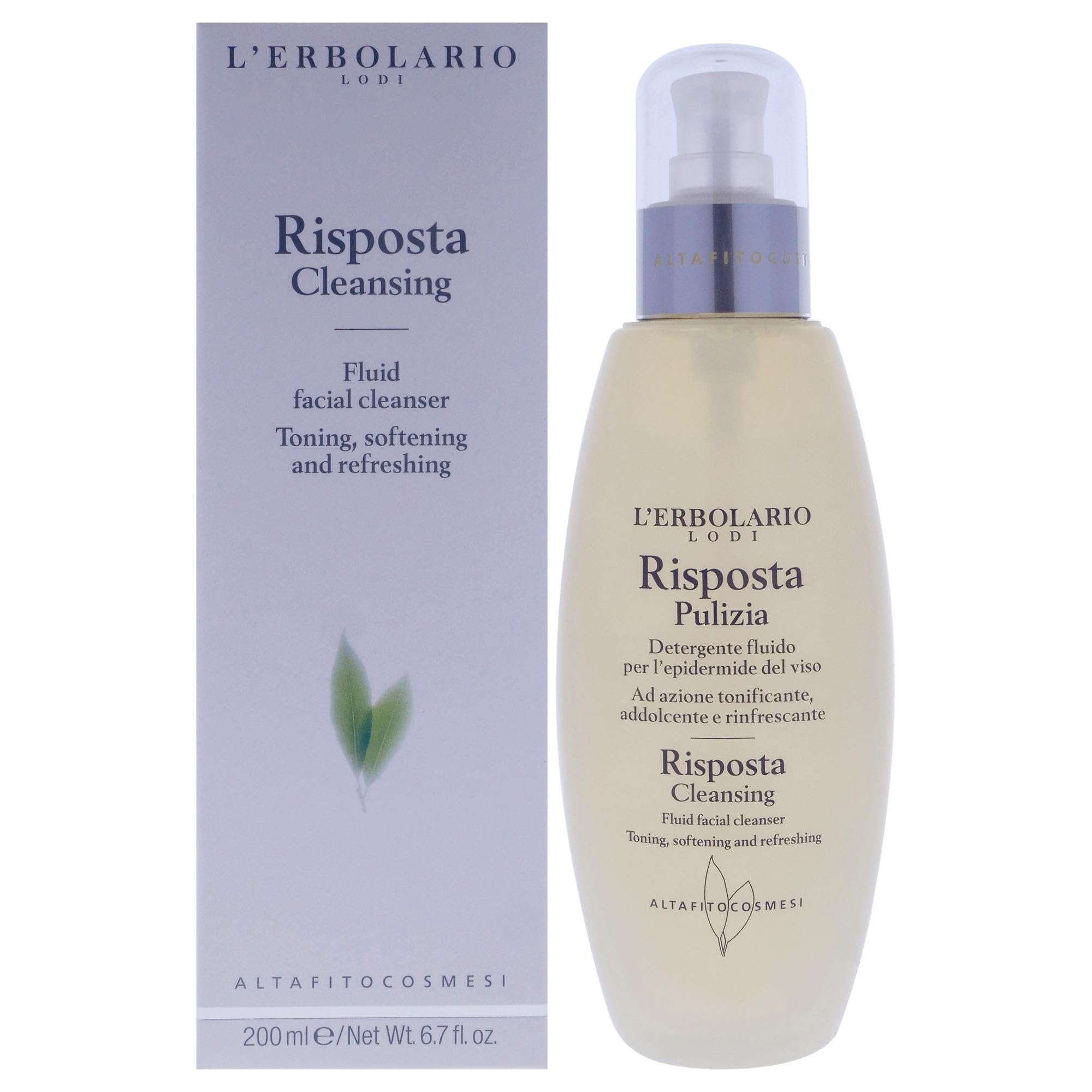 Risposta (Response) Pulizia (Cleaning) Liquid Face Cleanser By Lerbolario Lodi