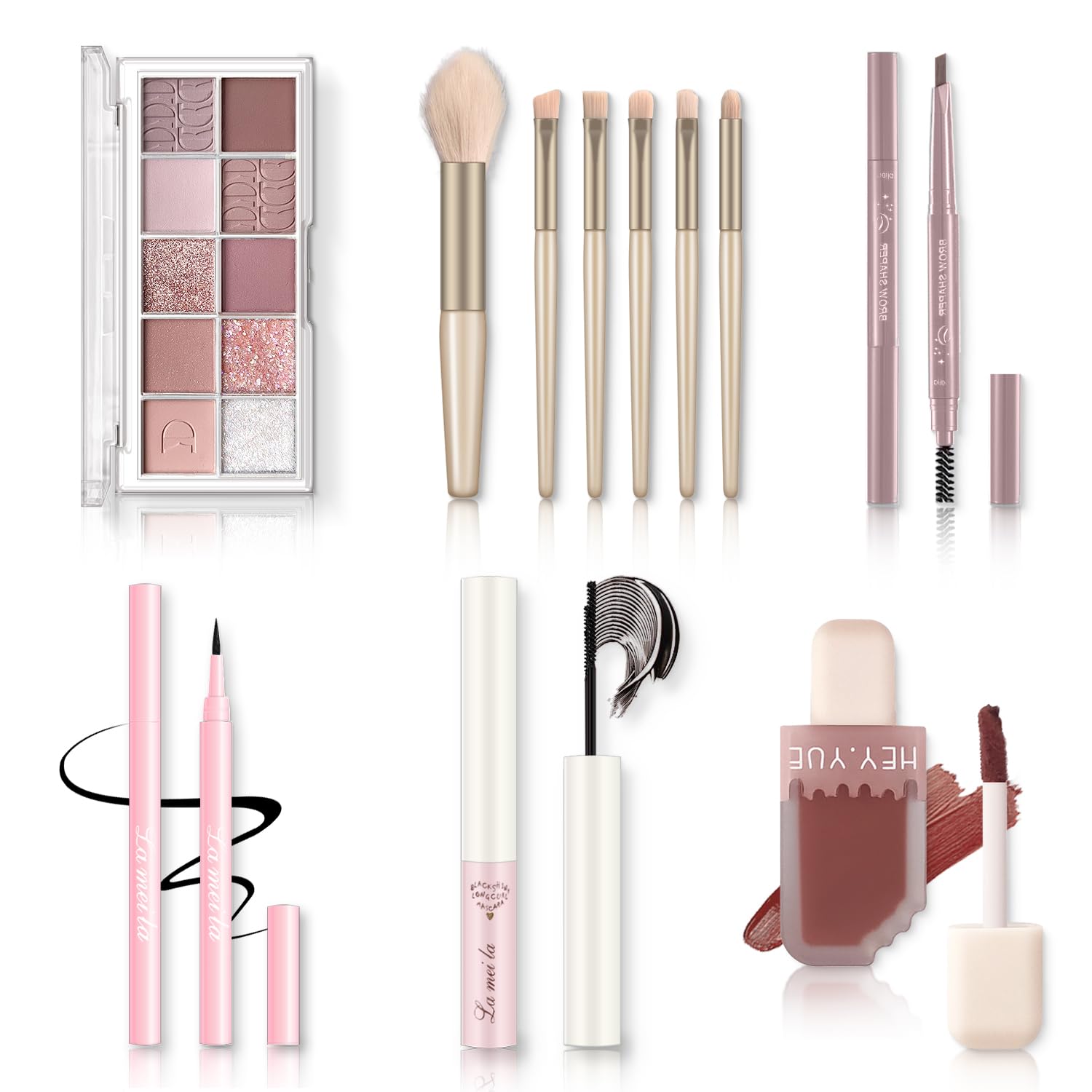 All in One Makeup Kit for Women Full Kit, Basic Cosmetics Kit for Beginner & Professionals, Eye Makeup Set Tween Girl, Make Up K