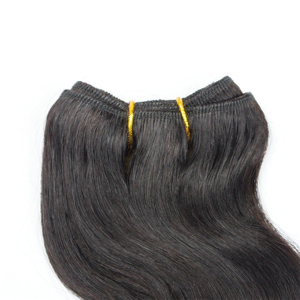 4Bundles Brazilian Body Wave Virgin Hair Extension Human Hair Bundles 8Short Virgin Brazilian Hair Weaves 50G/Pcs Human Hair Ext