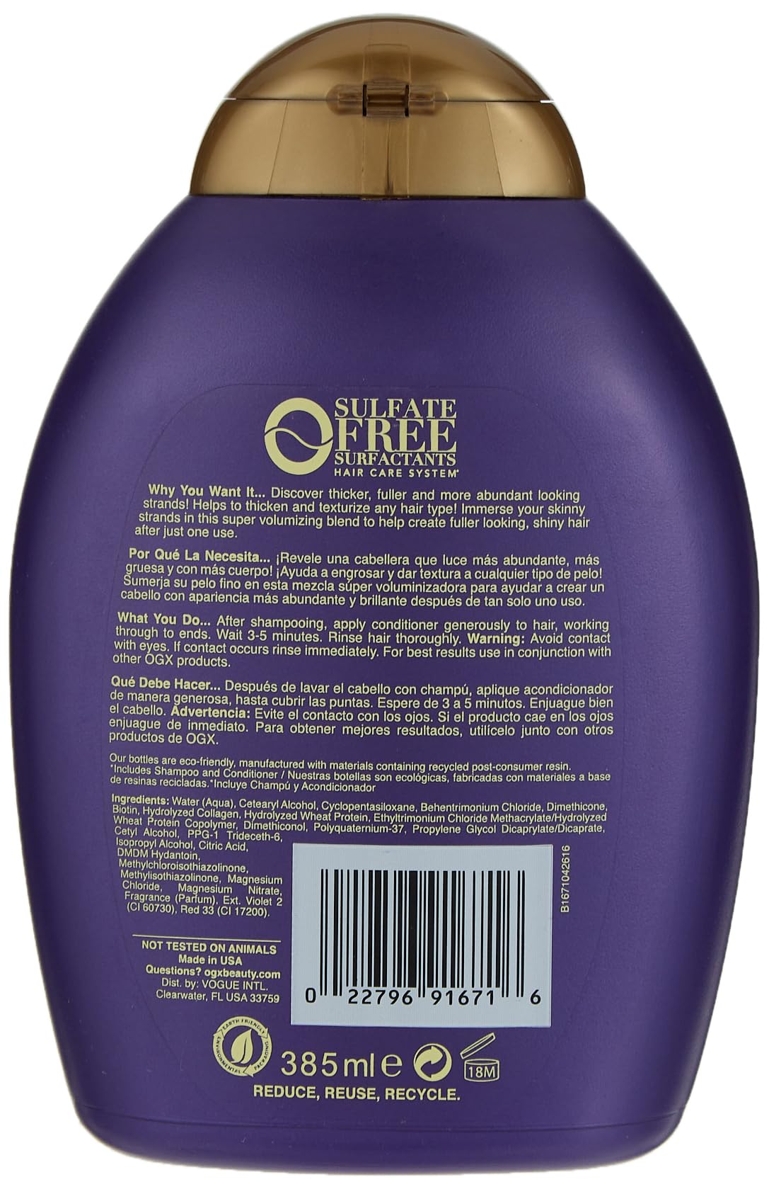 Ogx Conditioner Biotin & Collagen 13 Ounce (384ml) (2 Pack)
