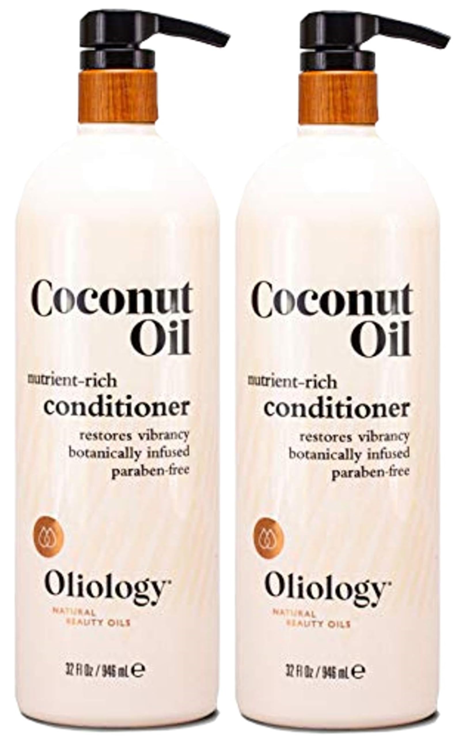 Oliology Coconut Oil Conditioner - Natural Coconut Oil Conditioner Helps Restore Damaged, Lifeless Hair | Provides Intense Shine
