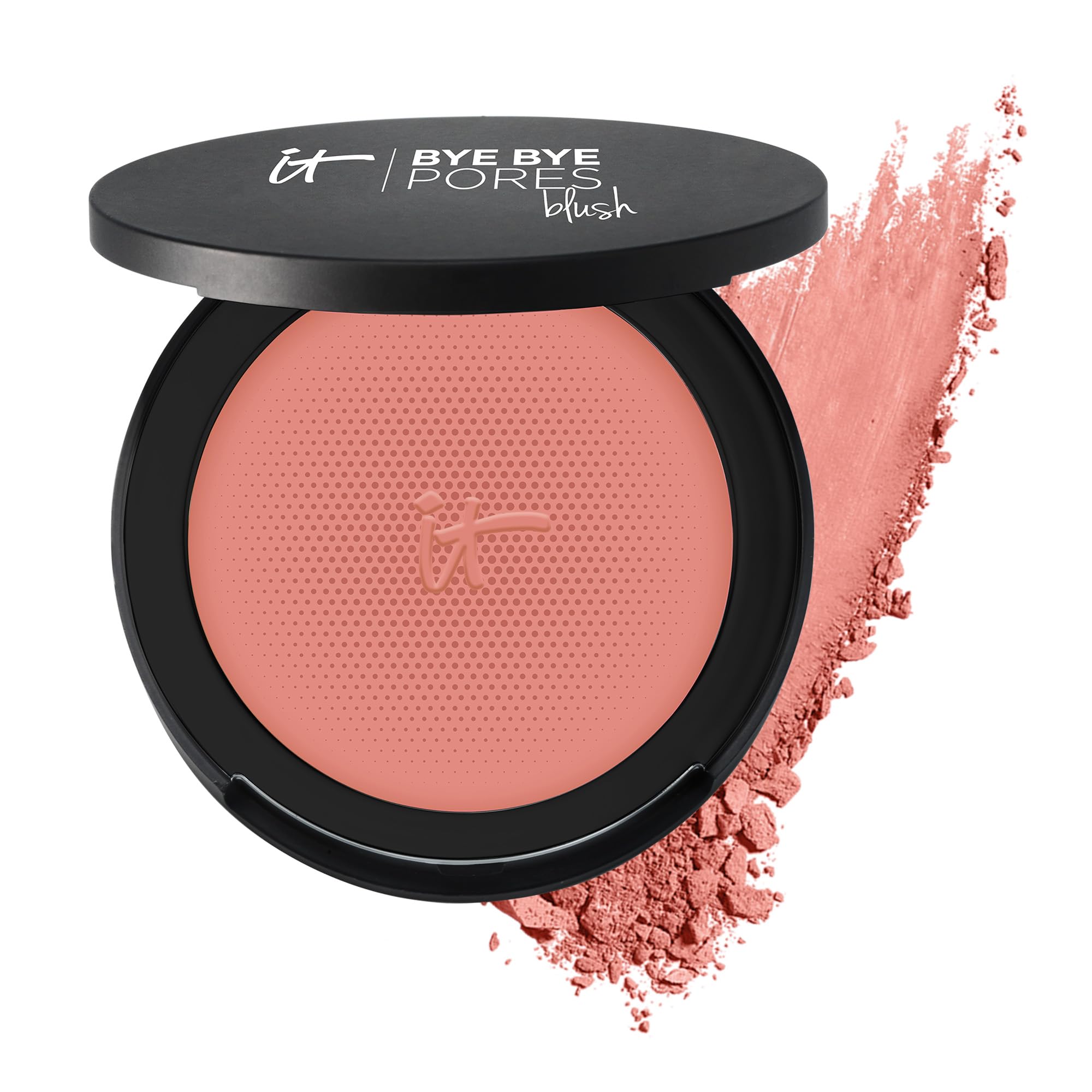 IT Cosmetics Bye Bye Pores Blush, Naturally Pretty - Sheer, Buildable Color - Diffuses the Look of Pores & Imperfections - With 