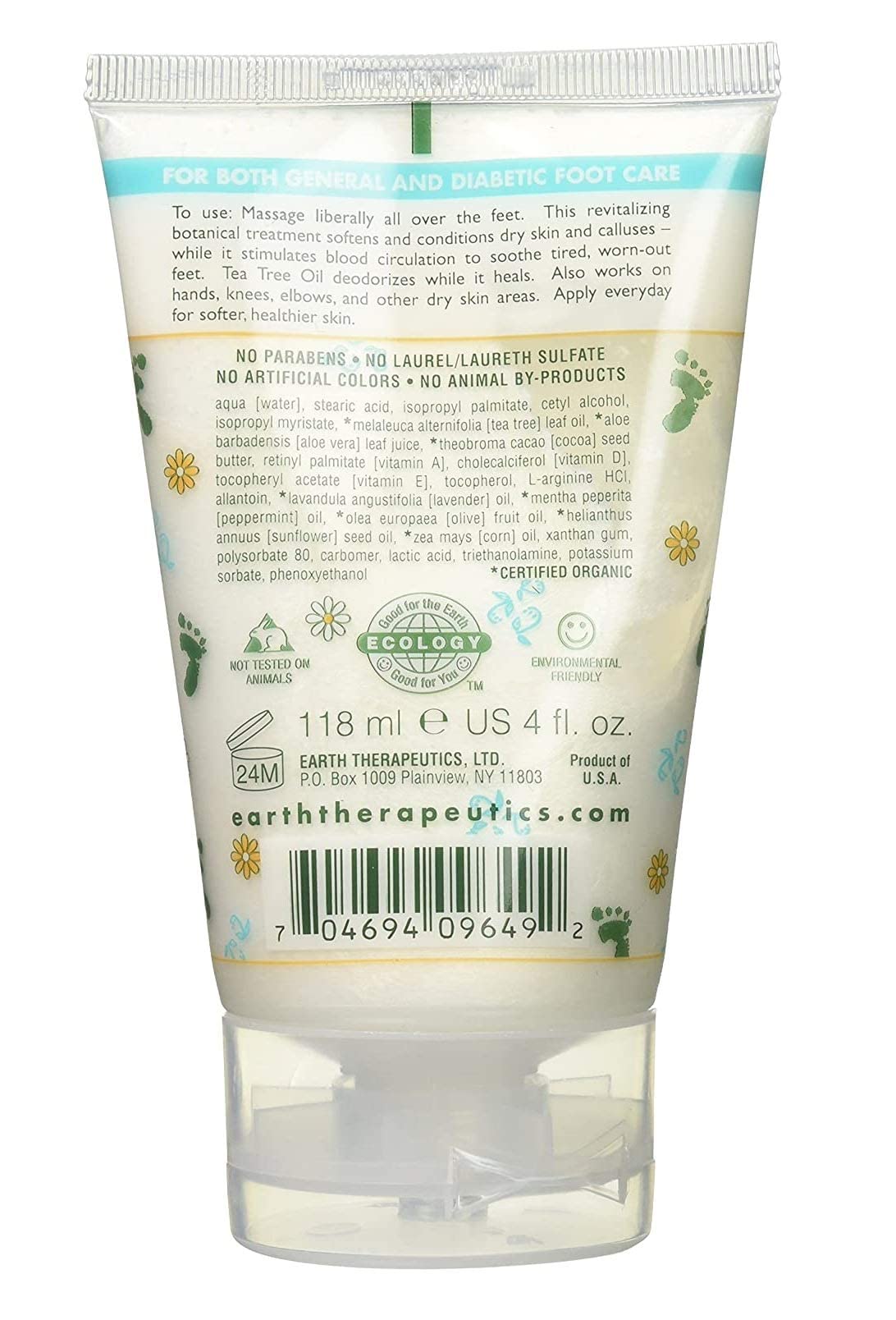 Earth Therapeutics, Foot Repair Balm 4 Oz Ea 16