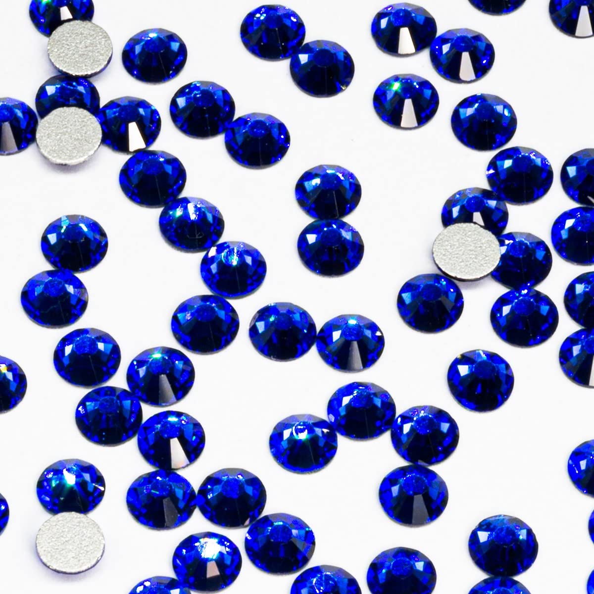 1440pcs SS16 4.0mm Blue Flatback Rhinestones bulk K9 Glass Sapphire Crystals Nail Art Gems Round Beads Stones Diamonds Royal Blu