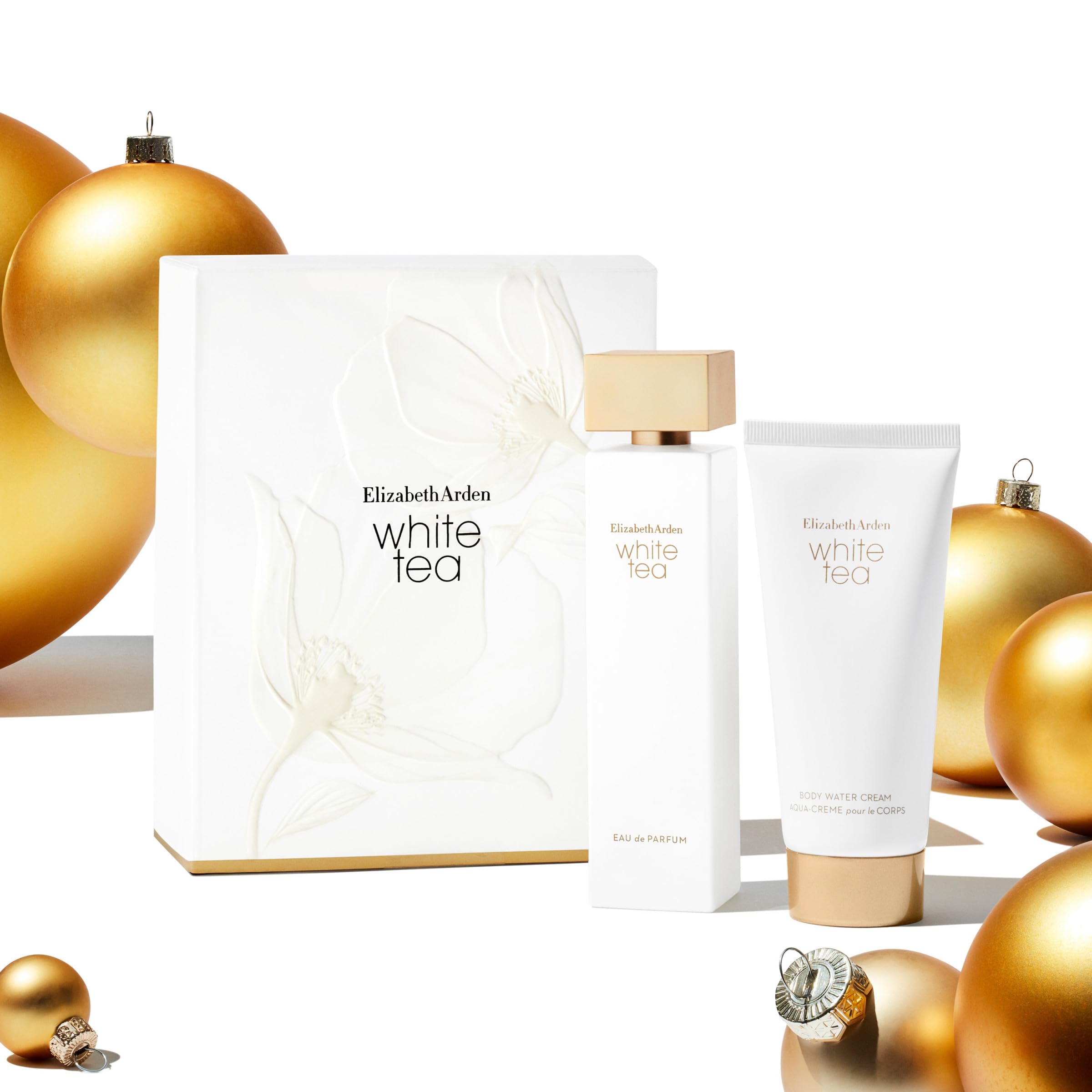 Elizabeth Arden 2 Piece Fragrance Holiday Gift Set, White Tea Eau De Parfum, Women'S Perfume Set Includes Edp Spray Perfume & Bo