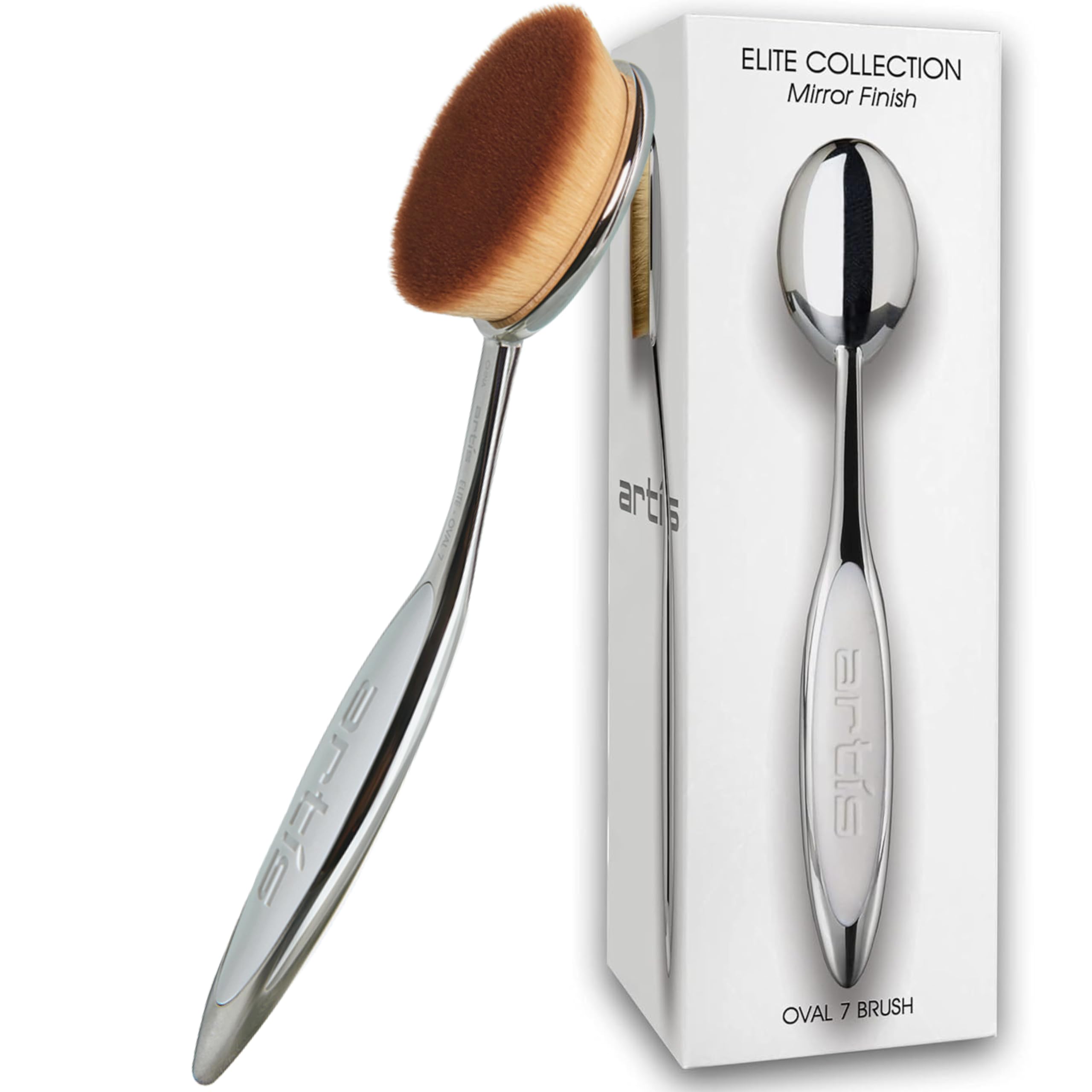 Artis Elite Collection Oval Make Up Brush, Oval 7 Mirror