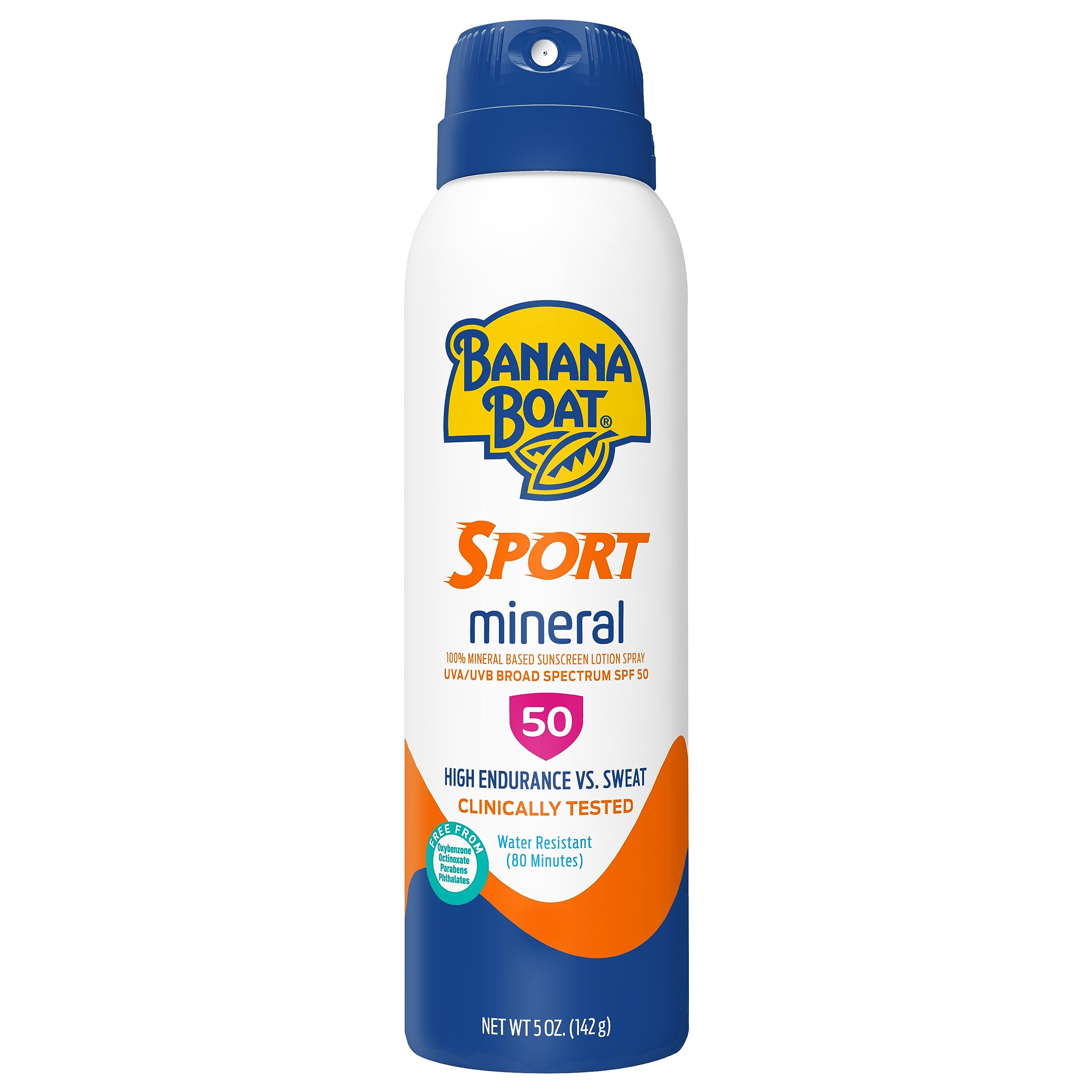 Banana Boat, Mineral Sport Sunscreen CSpray SPF 50, 5 Ounce